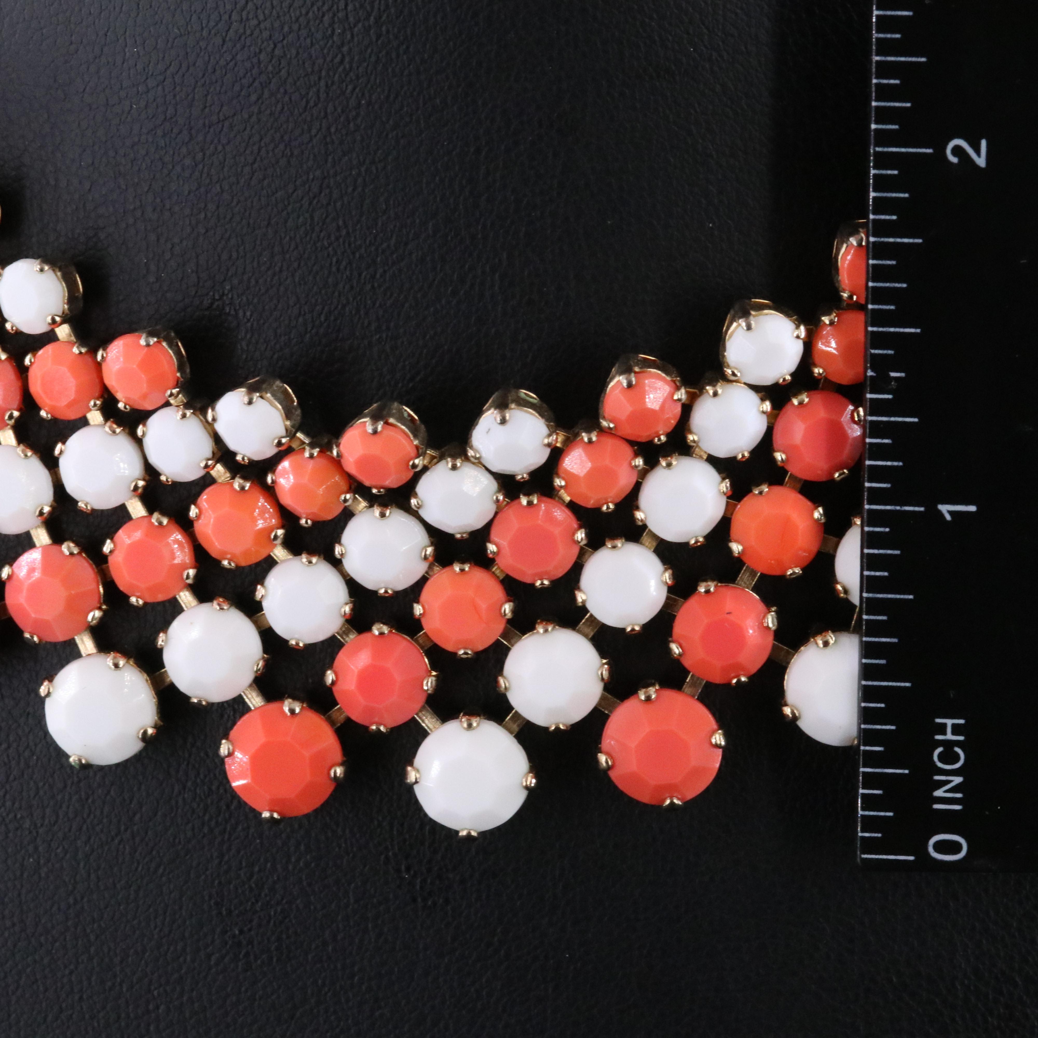 1950s Trifari Necklace and Bracelet Set