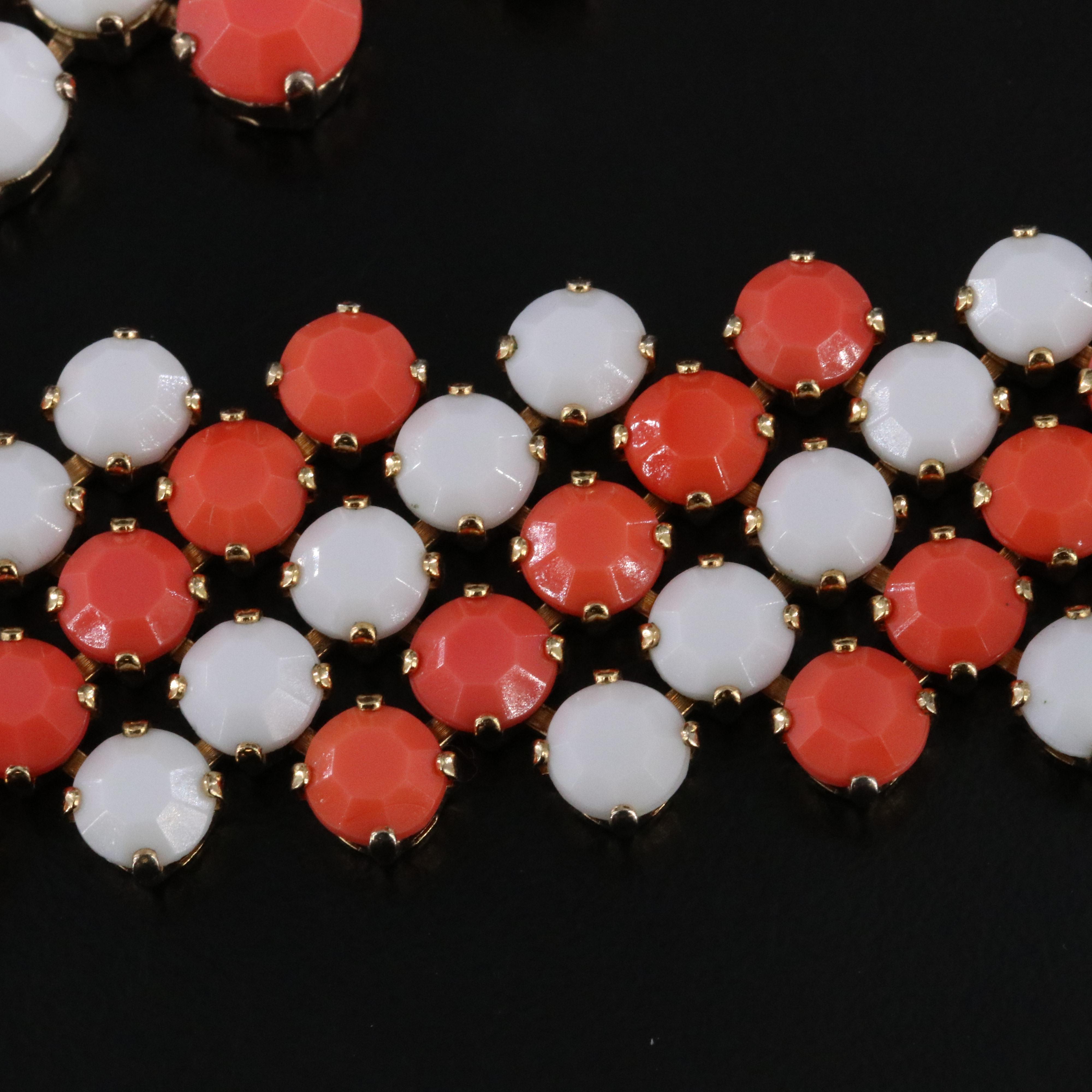 1950s Trifari Necklace and Bracelet Set