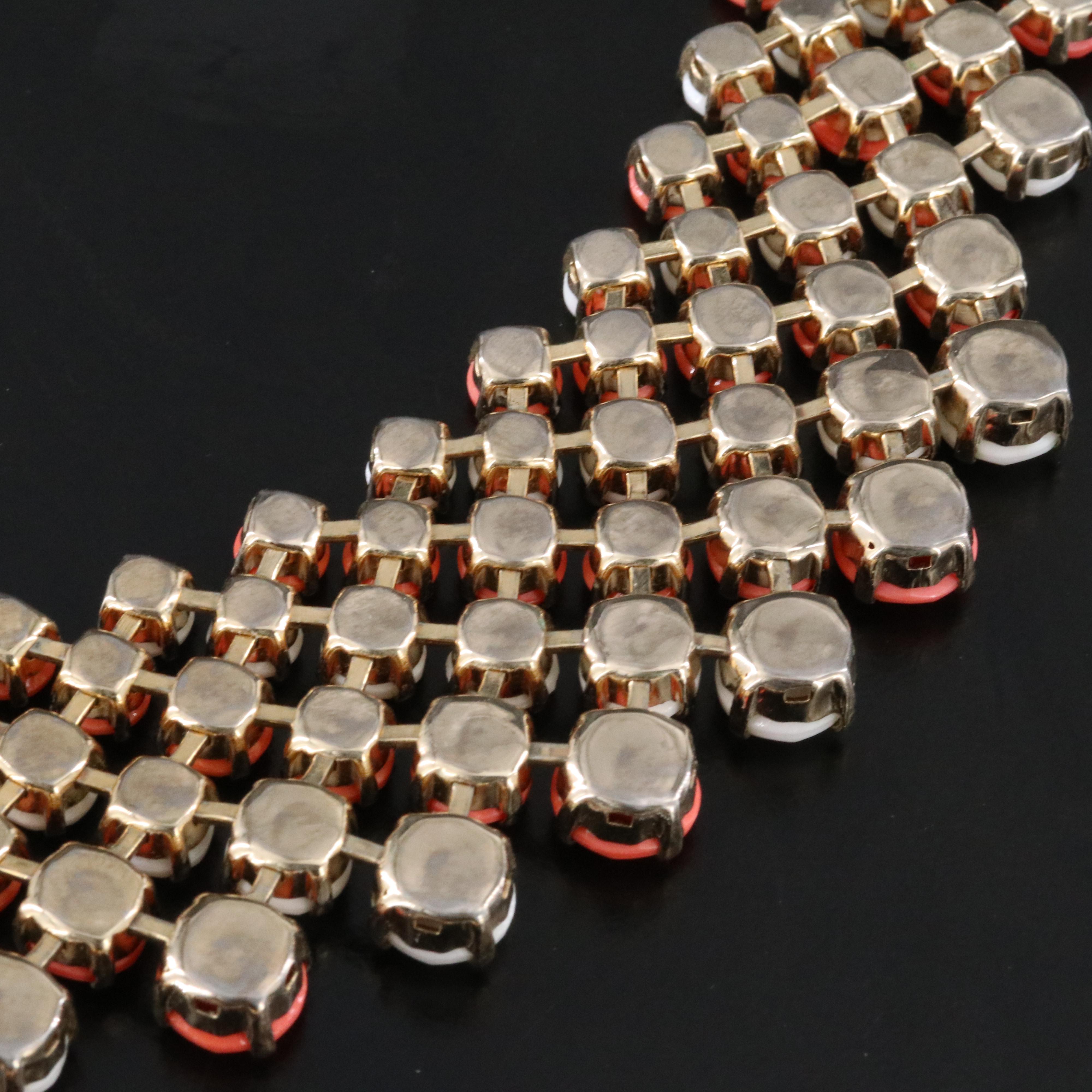 1950s Trifari Necklace and Bracelet Set