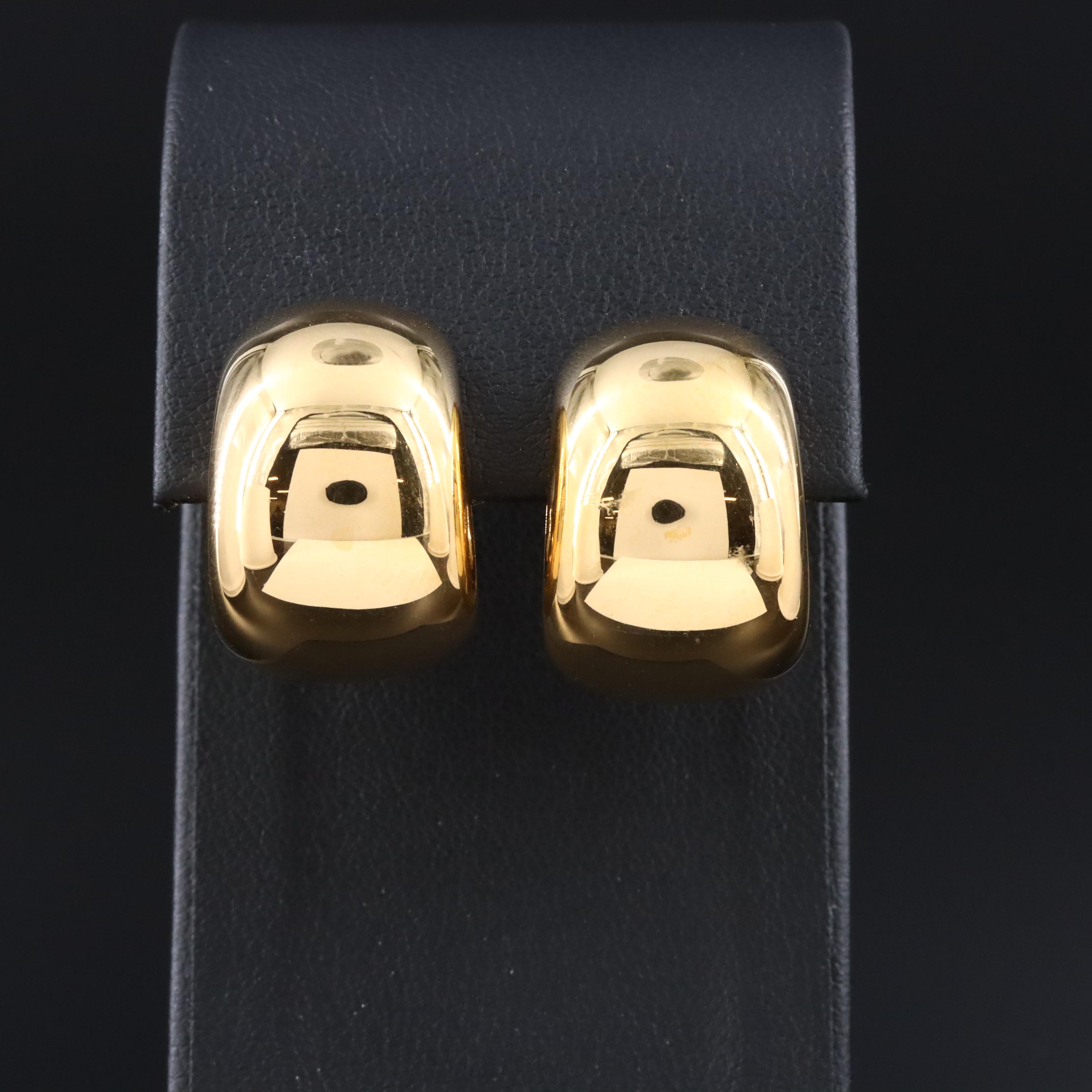 14K Electroformed Hoop Earrings