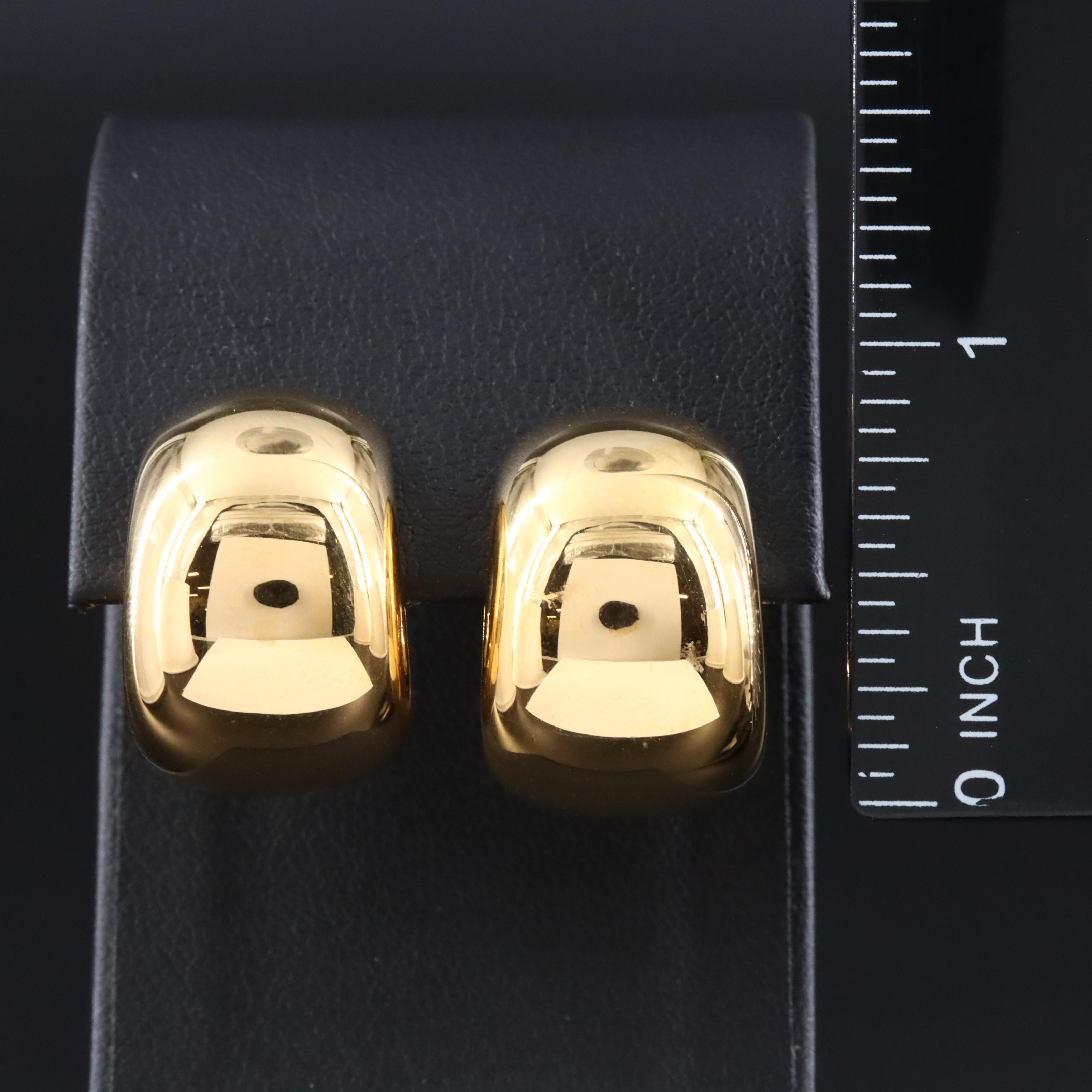 14K Electroformed Hoop Earrings