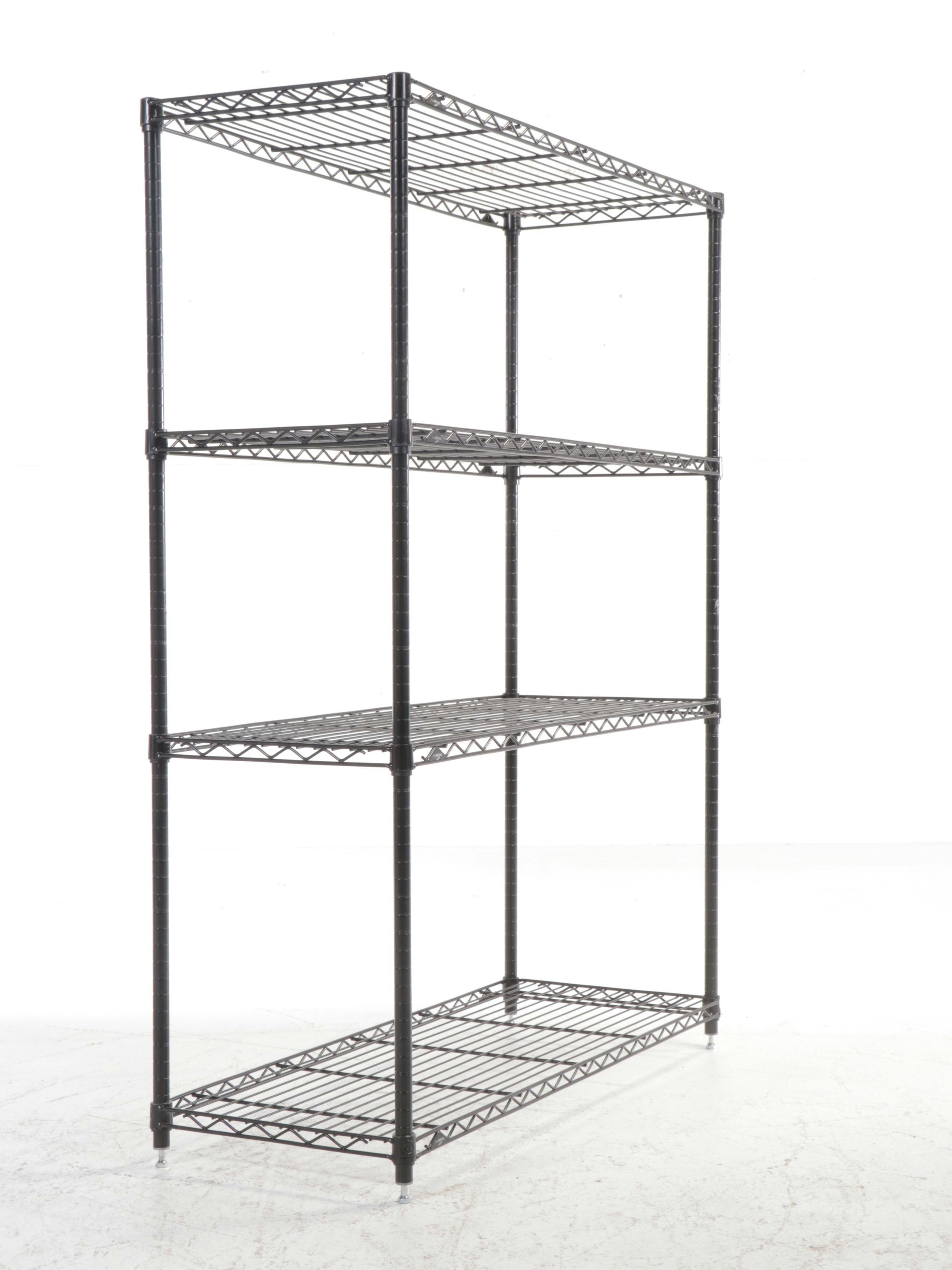 Set of Four InterMetro Metal Storage Shelves