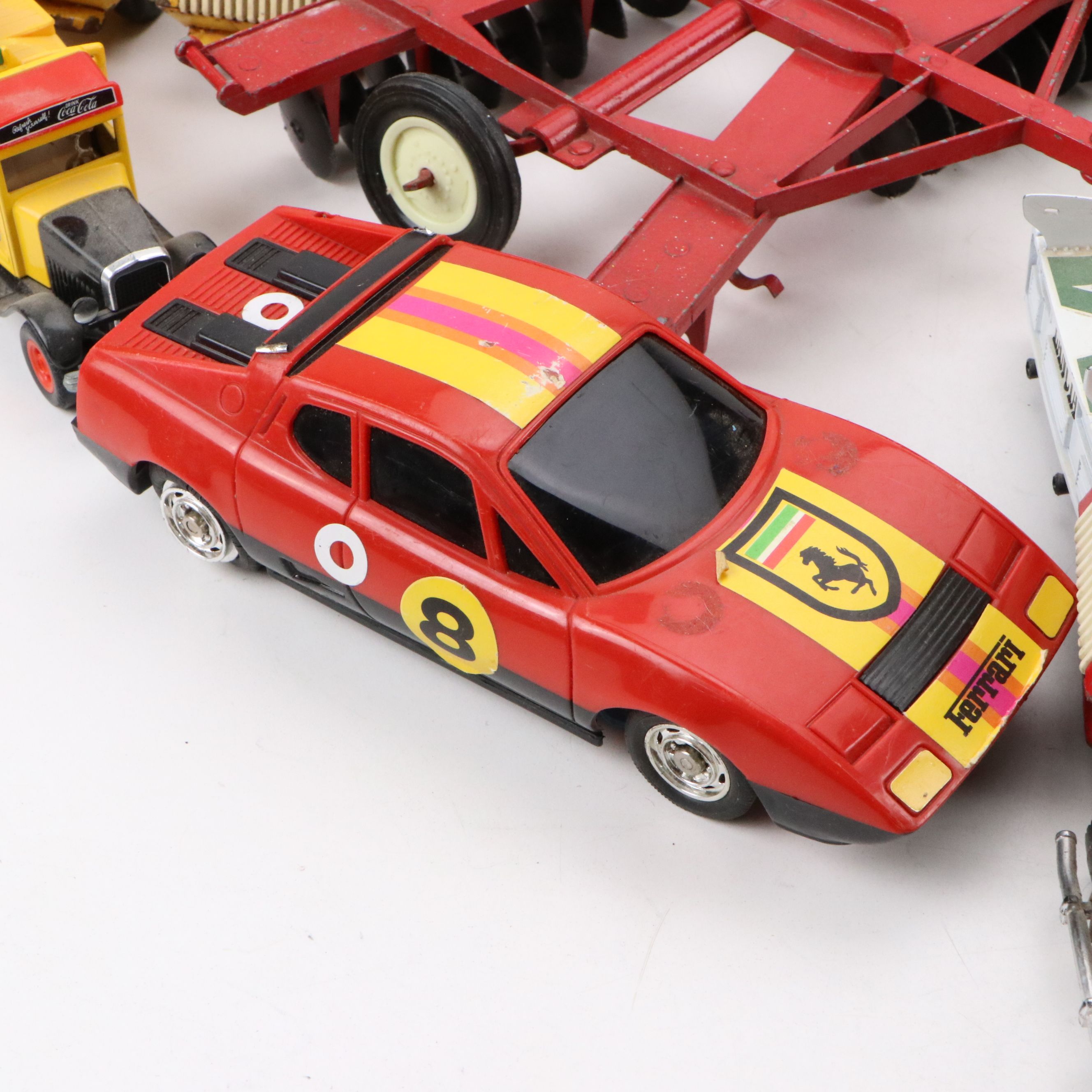 Tonka and More Metal and Plastic Cars, Tractors, and Other Vehicles