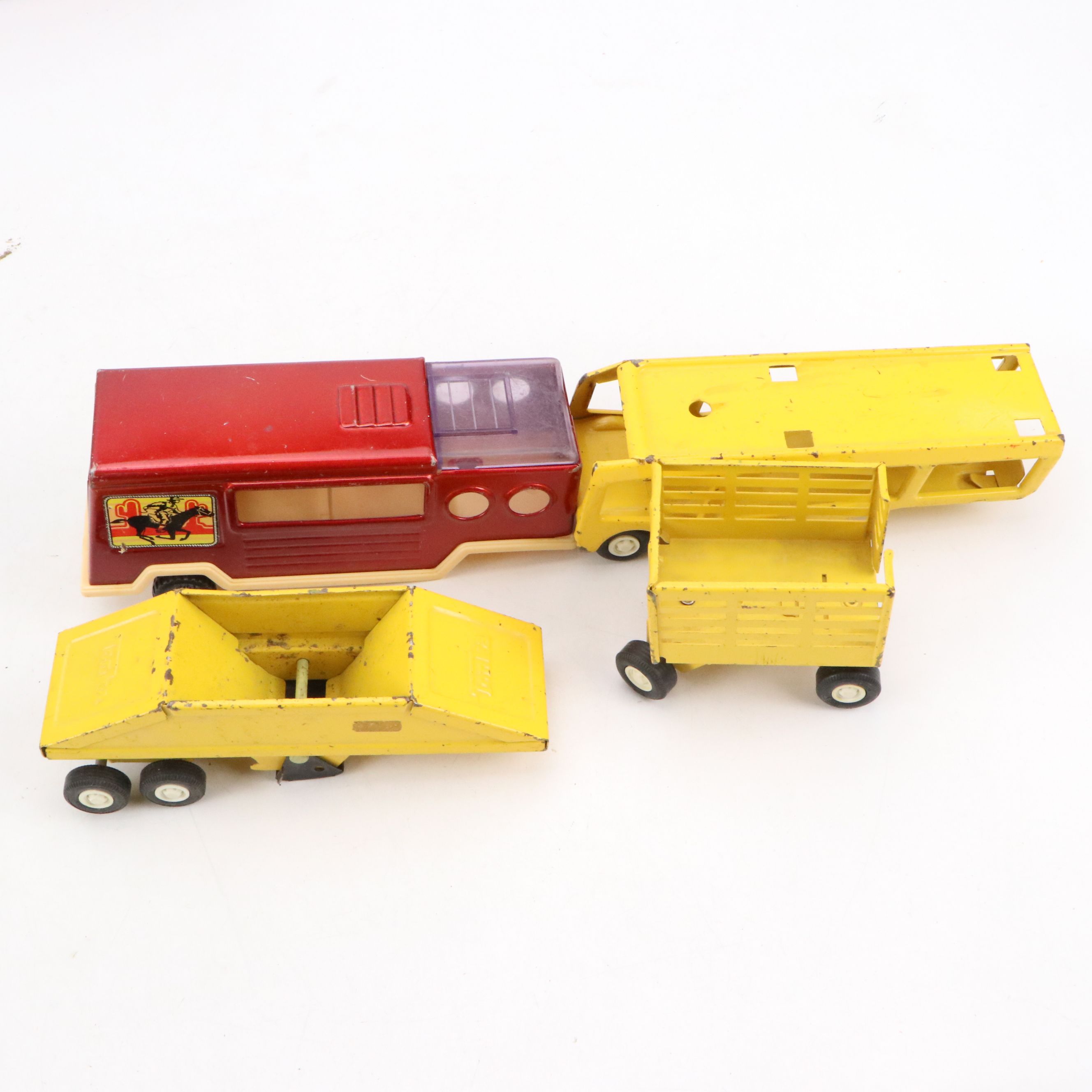 Tonka and More Metal and Plastic Cars, Tractors, and Other Vehicles