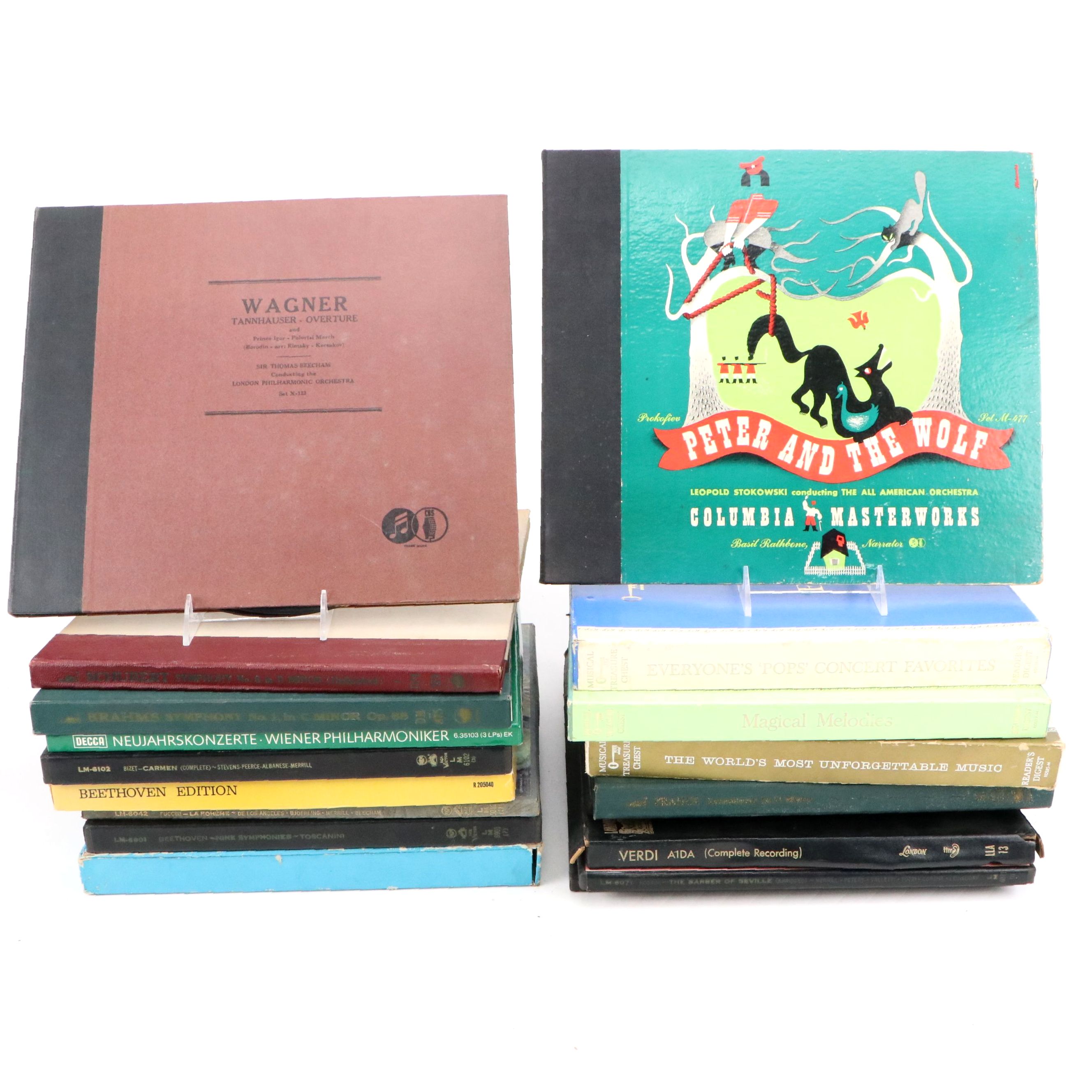 "Carmen" and "La Bohème" Soundtracks with More Vinyl Record Albums