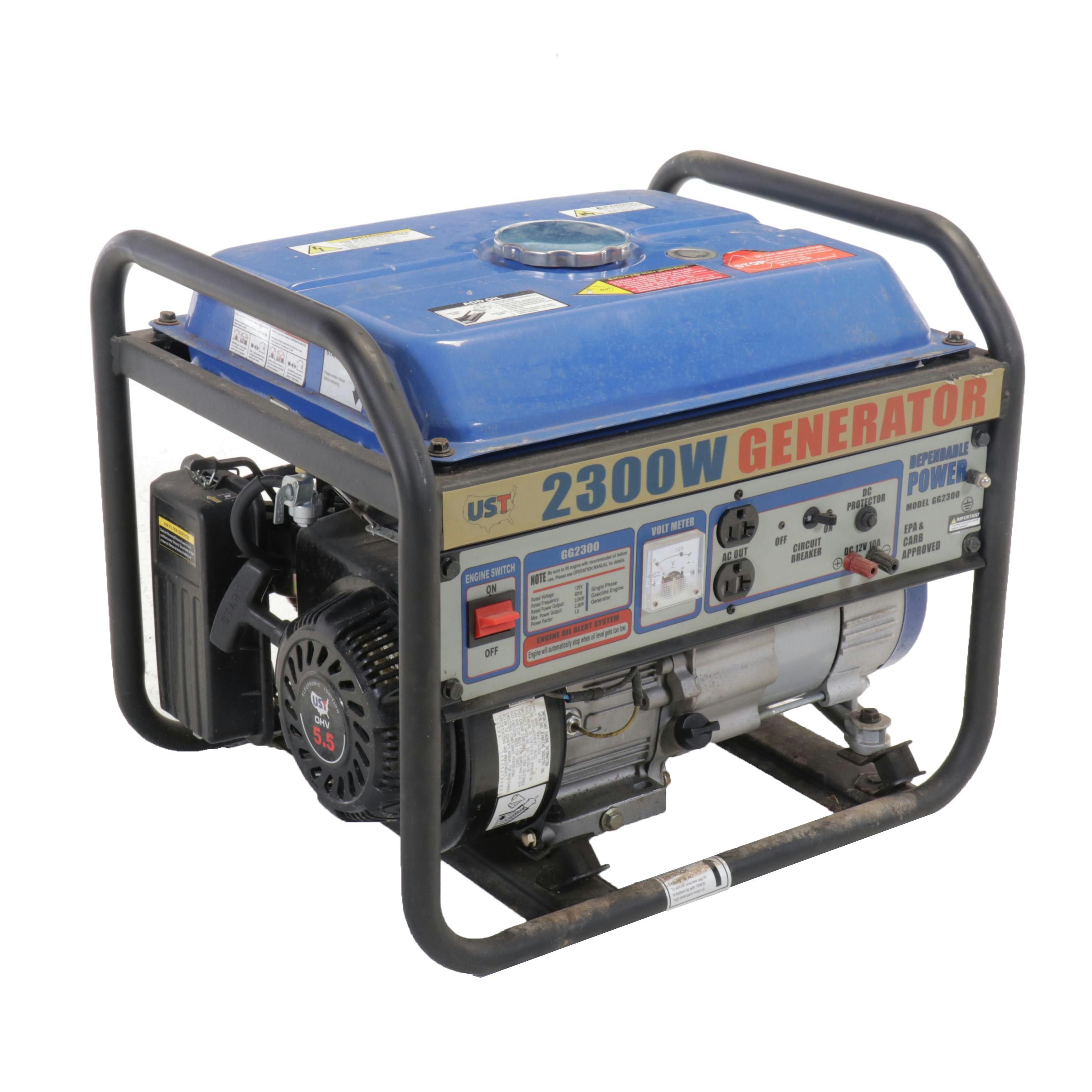UST Portable 2300W Gas-Powered Generator