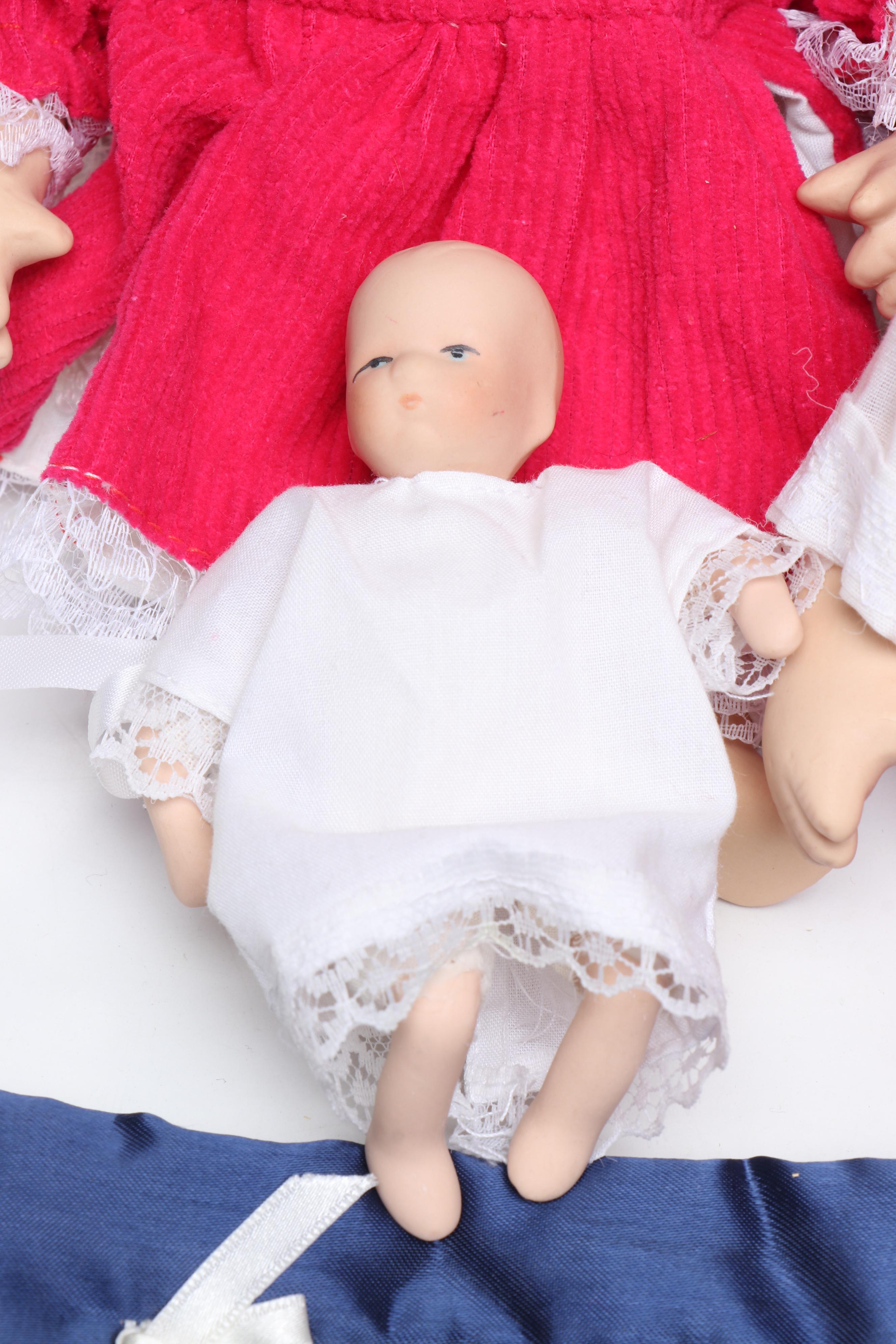 Yolanda Bello, Madame Alexander with Other Porcelain Dolls and Accessories