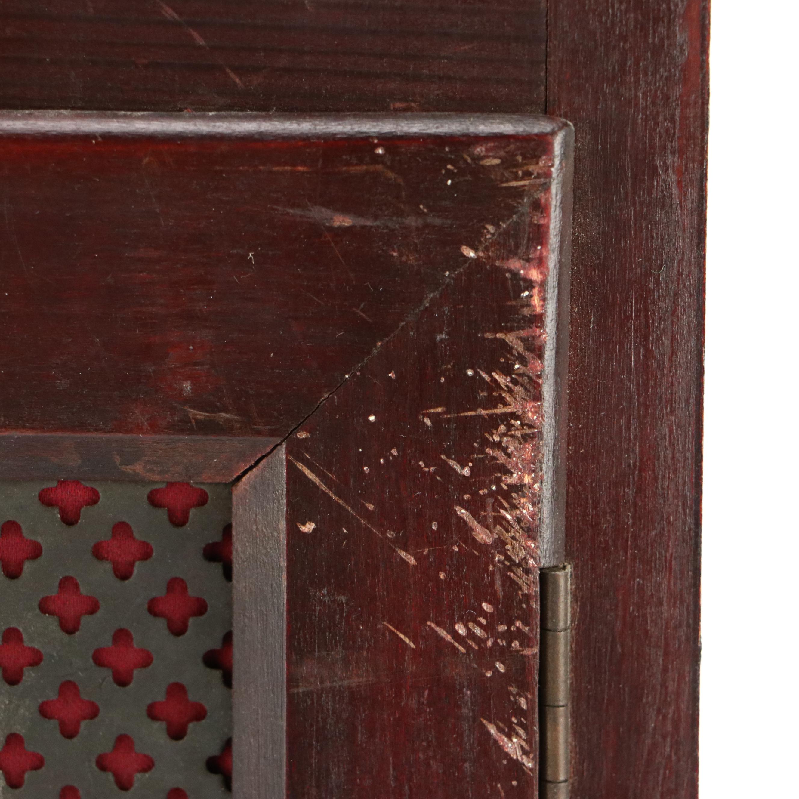 German Wooden Mantel Clock