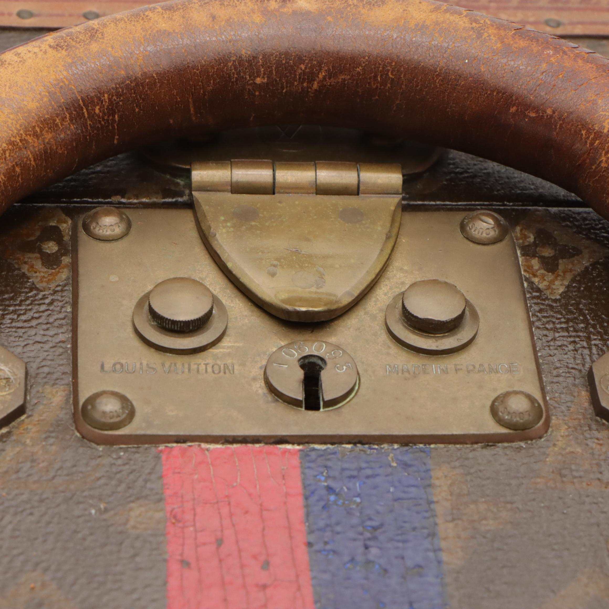 Louis Vuitton Suitcase/Cabin Trunk in Monogram Canvas, Mid-20th Century