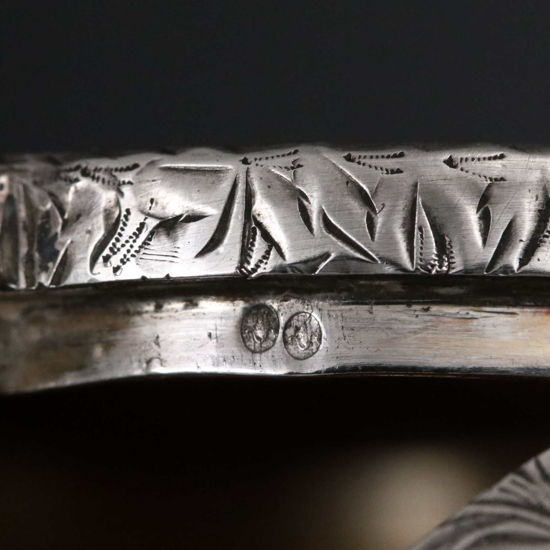 Austrian Sterling Silver and Tortoise Shell Quatrefoil Box, Early 20th Century