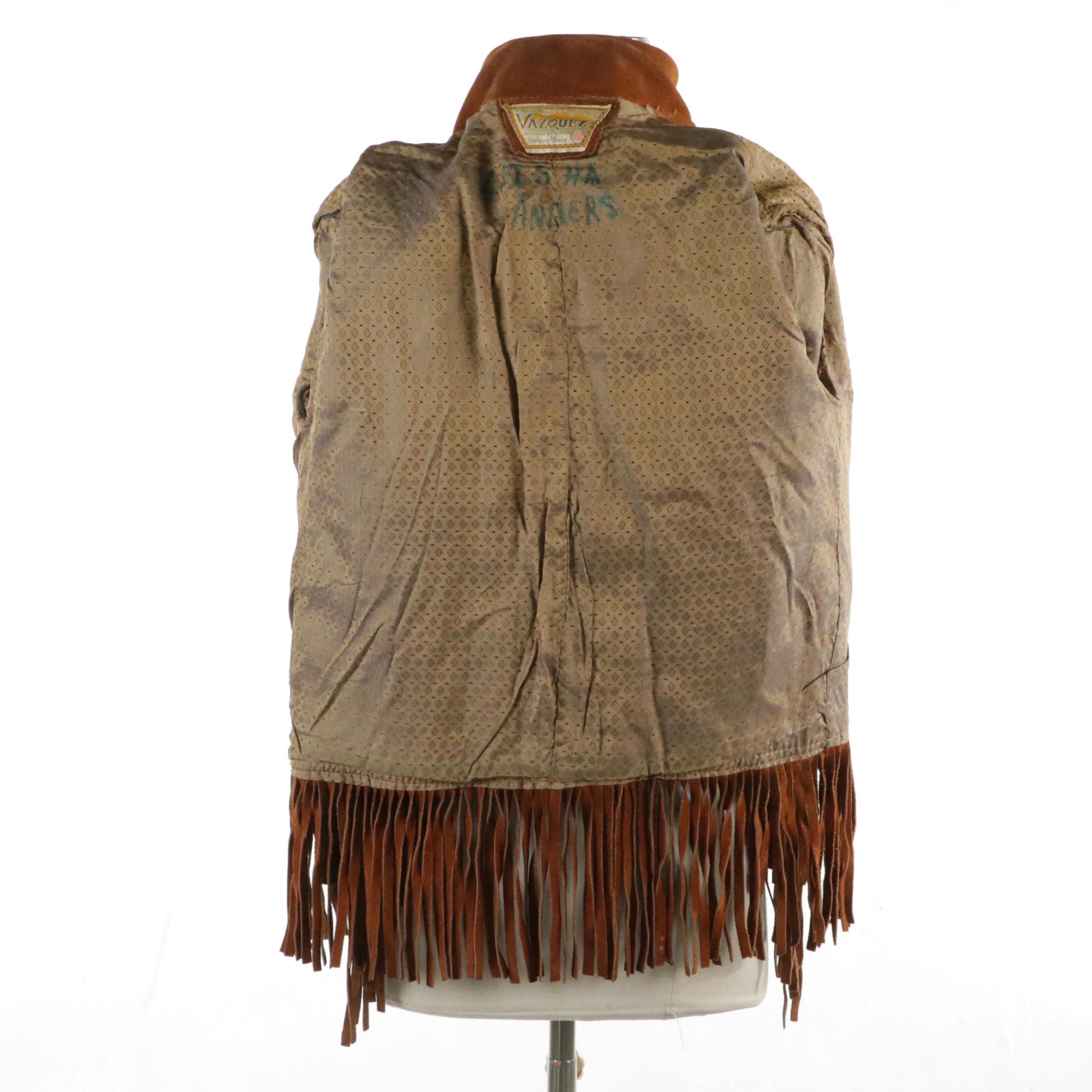 Vazquez Fringed Suede Jacket