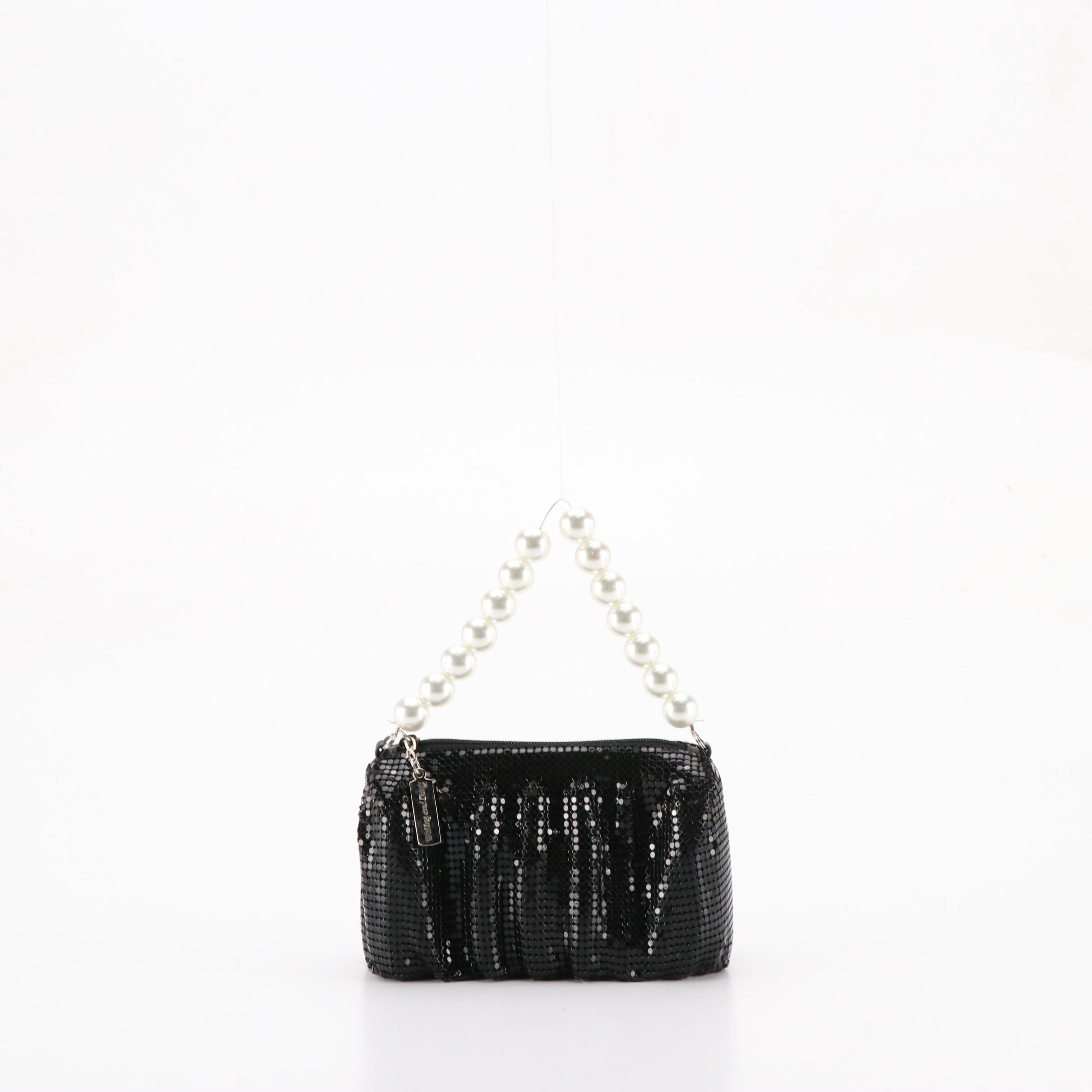 Whiting & Davis Metal Mesh Evening Zip Wristlets, Mini Bags and Pouches