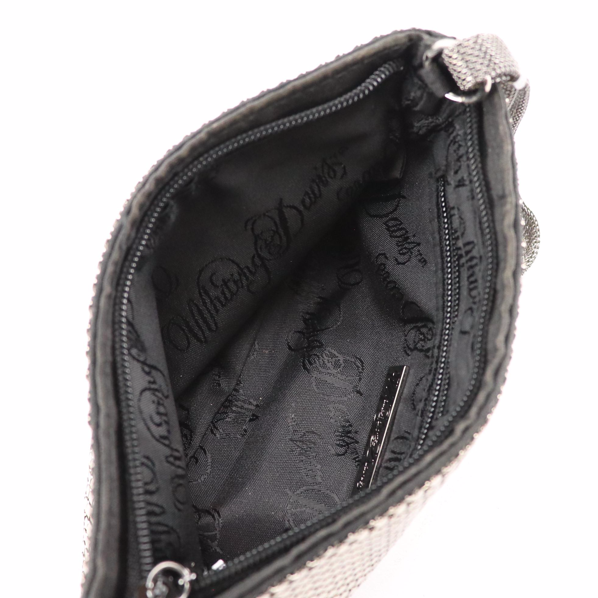 Whiting & Davis Metal Mesh Evening Zip Wristlets, Mini Bags and Pouches