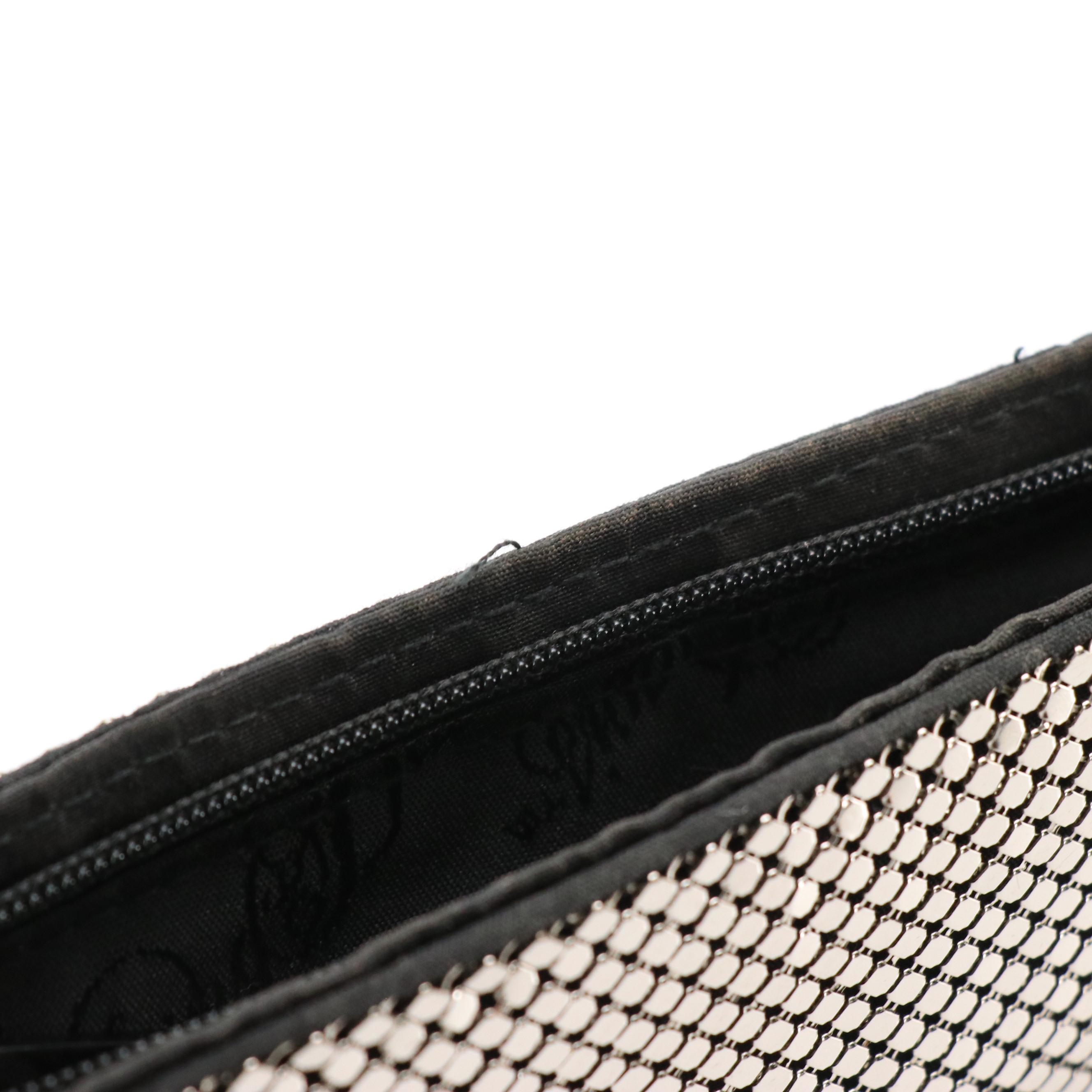 Whiting & Davis Metal Mesh Evening Zip Wristlets, Mini Bags and Pouches