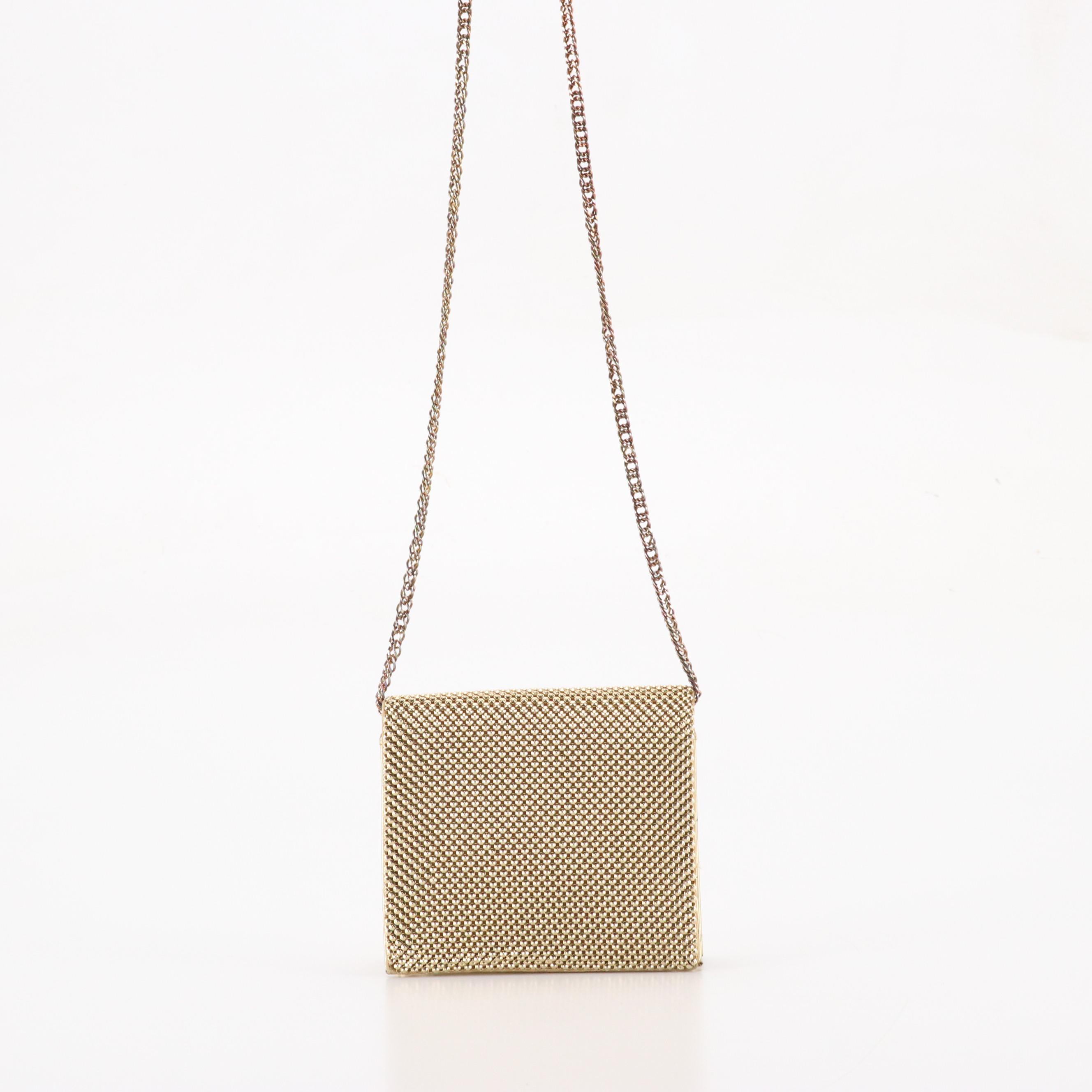 Whiting & Davis Metal Mesh Evening Zip Wristlets, Mini Bags and Pouches