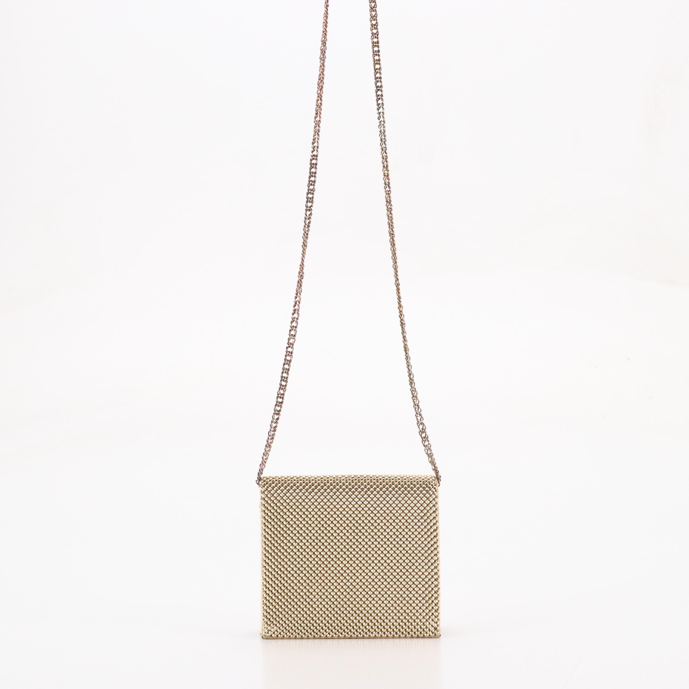 Whiting & Davis Metal Mesh Evening Zip Wristlets, Mini Bags and Pouches