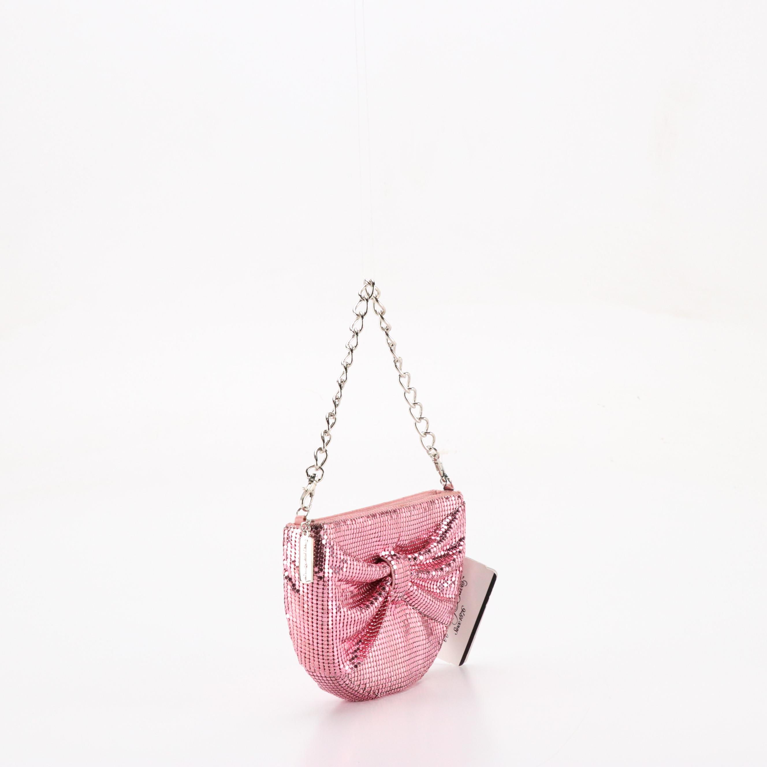 Whiting & Davis Metal Mesh Evening Zip Wristlets, Mini Bags and Pouches