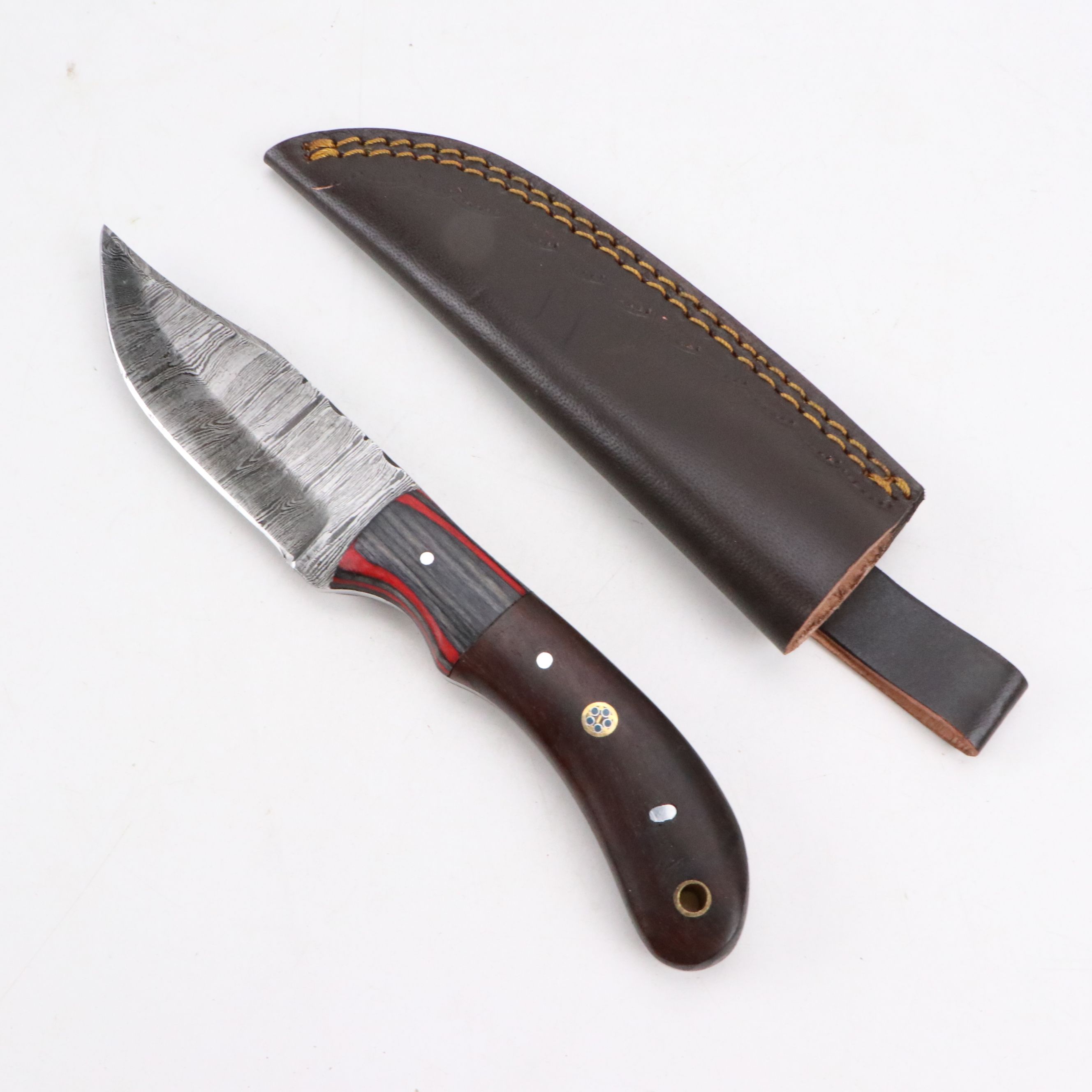 Damascus Steel Hunting Knives and Tantō Blade