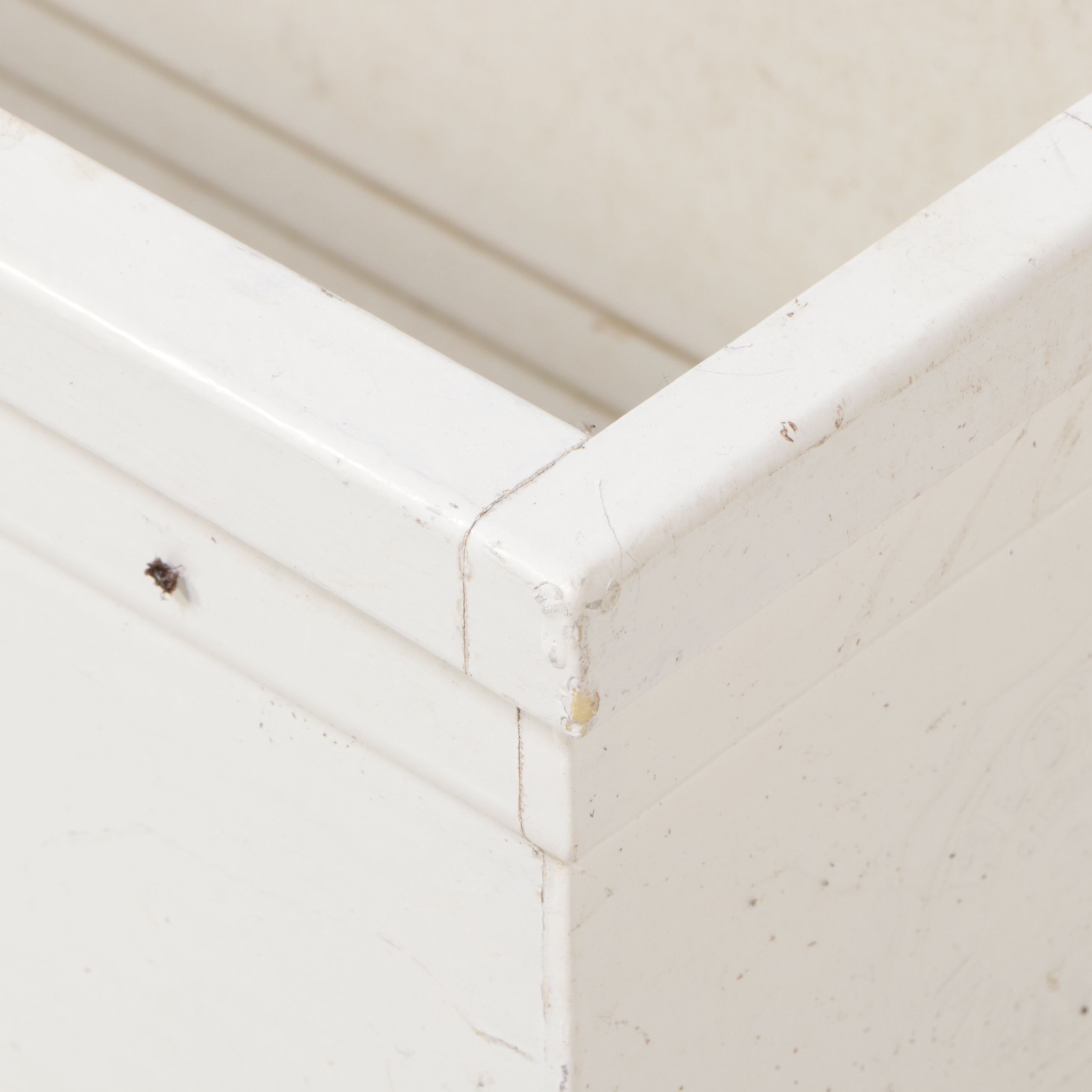 White Painted Window Box Planters