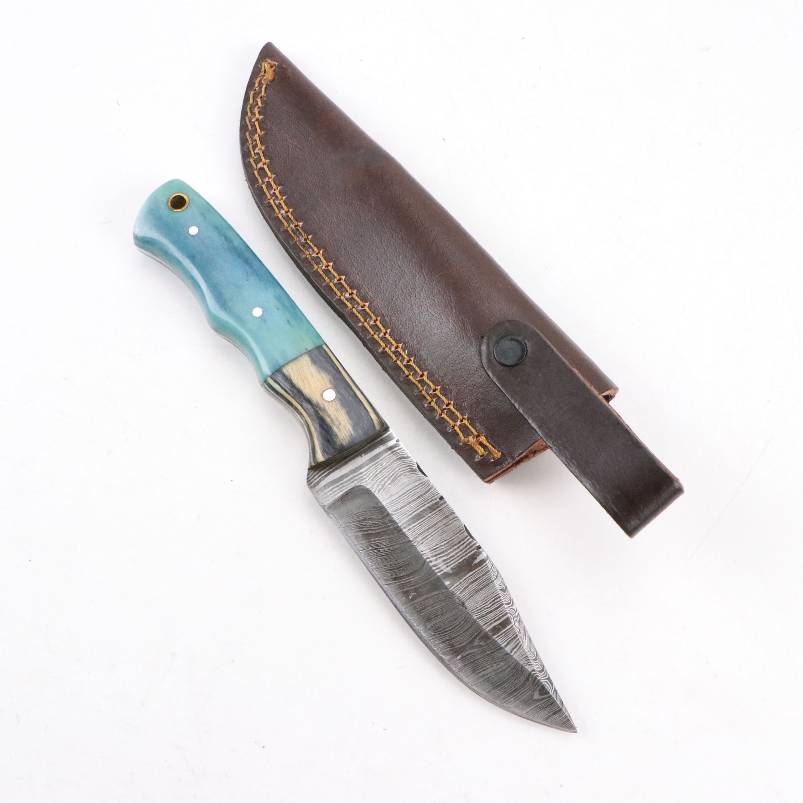 Damascus Steel Hunting Knives, Tantō Blade and Folding Knife