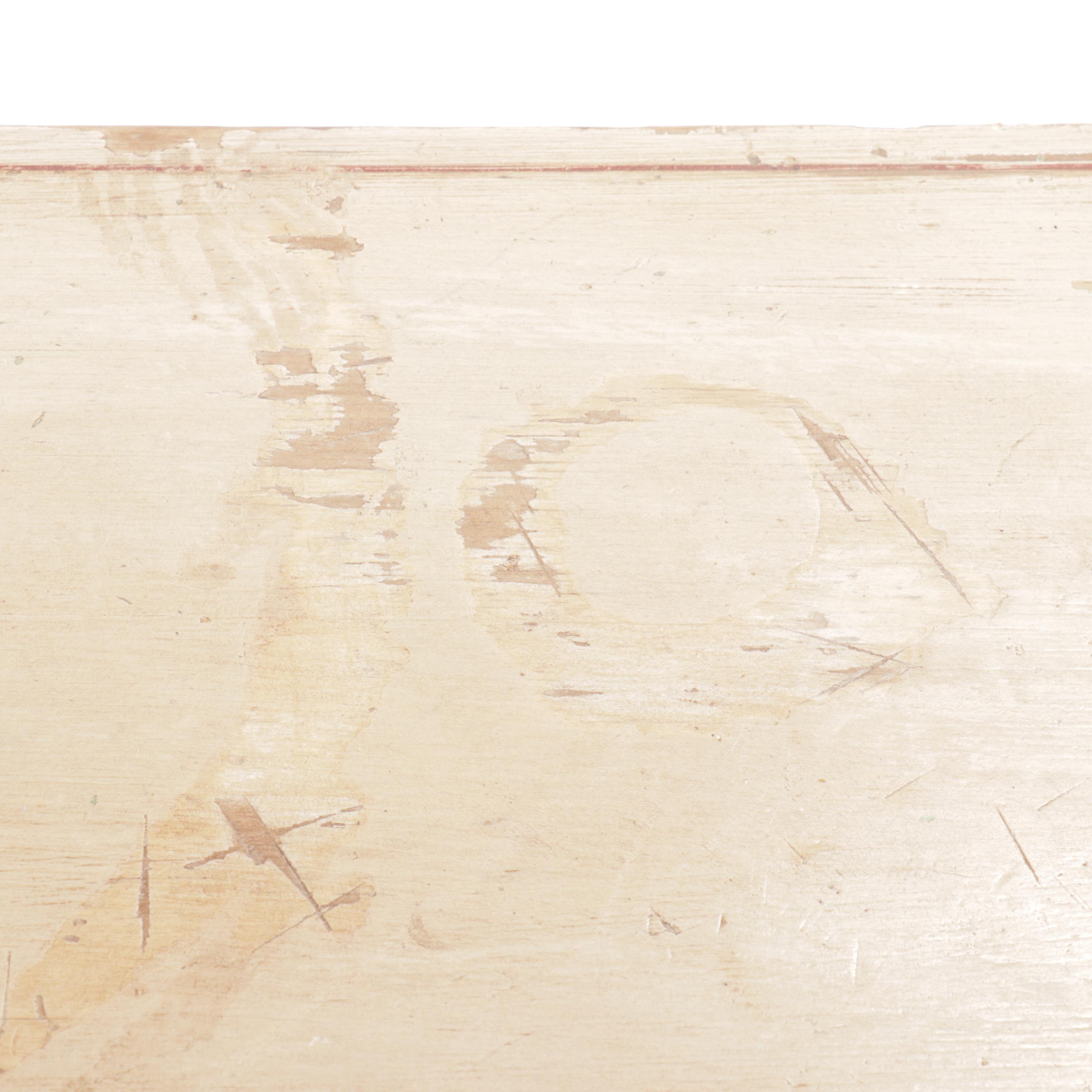 Gustavian Style Painted Wood Chest of Drawers