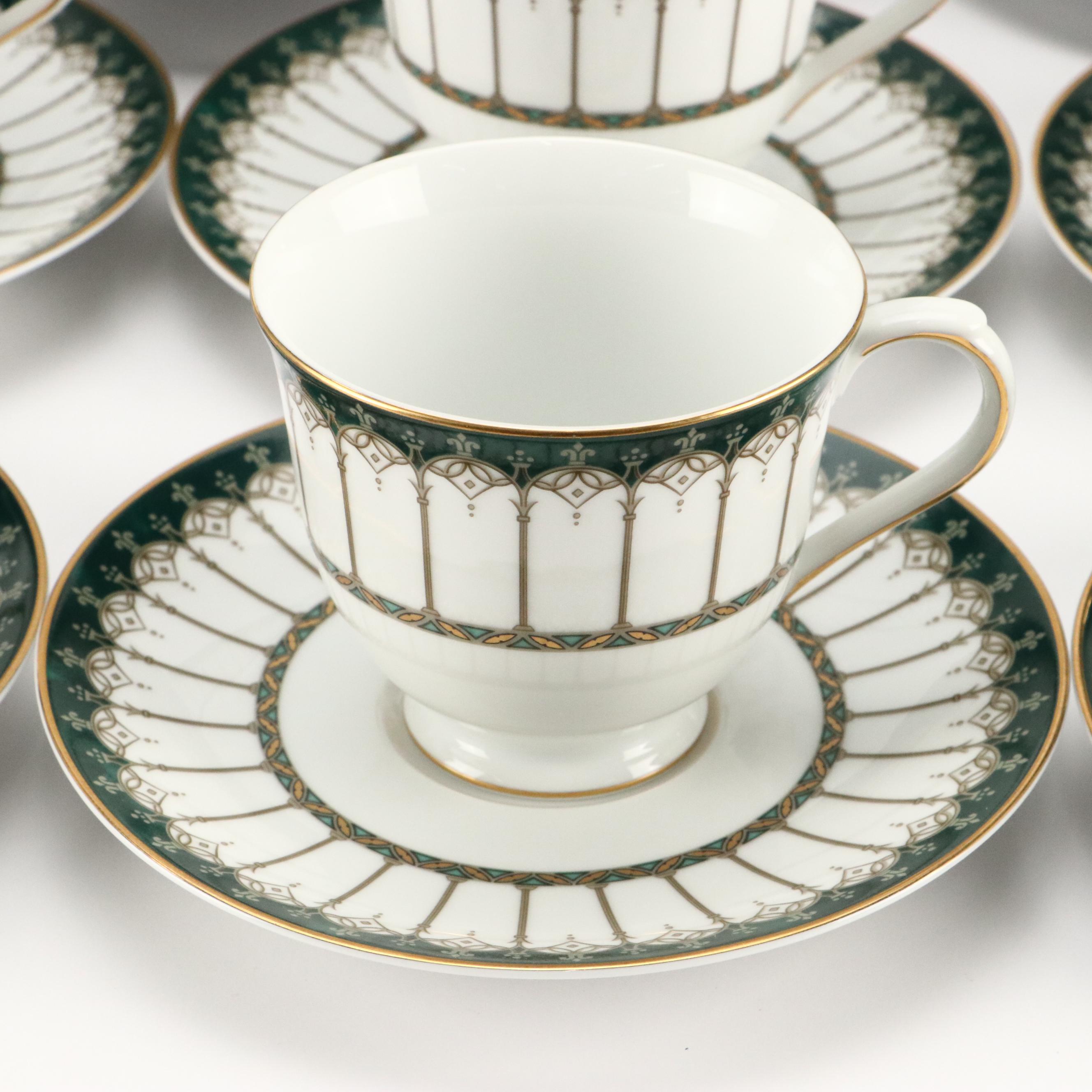 Nikko "Emeraude" Bone China Dinnerware, 1995–2003