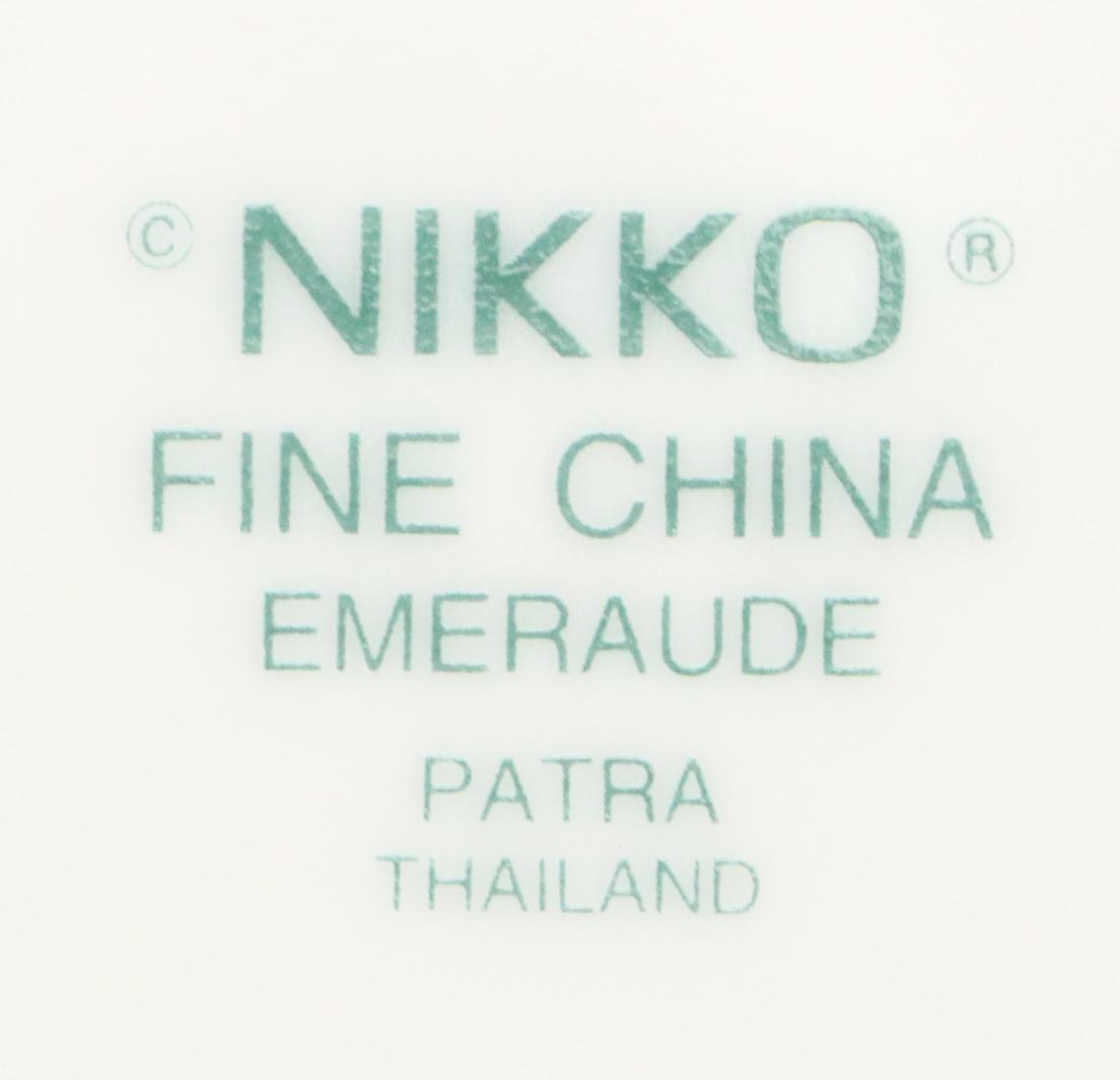 Nikko "Emeraude" Bone China Dinnerware, 1995–2003