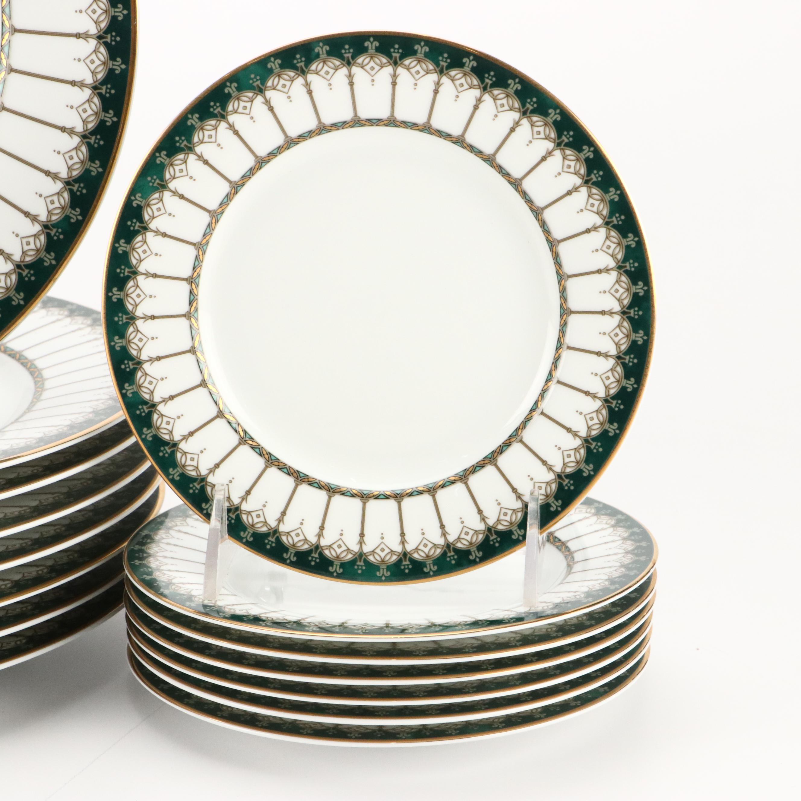 Nikko "Emeraude" Bone China Dinnerware, 1995–2003