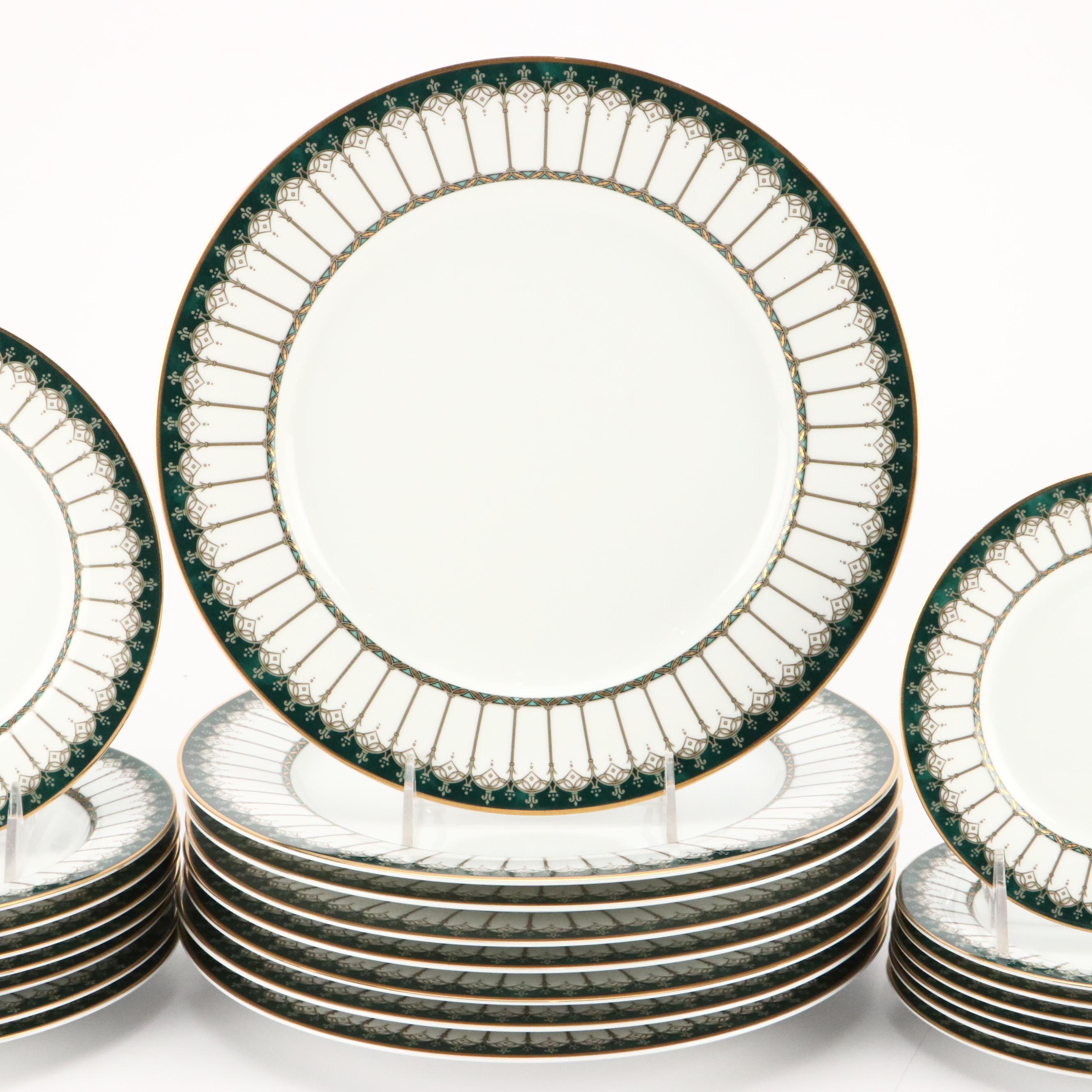 Nikko "Emeraude" Bone China Dinnerware, 1995–2003