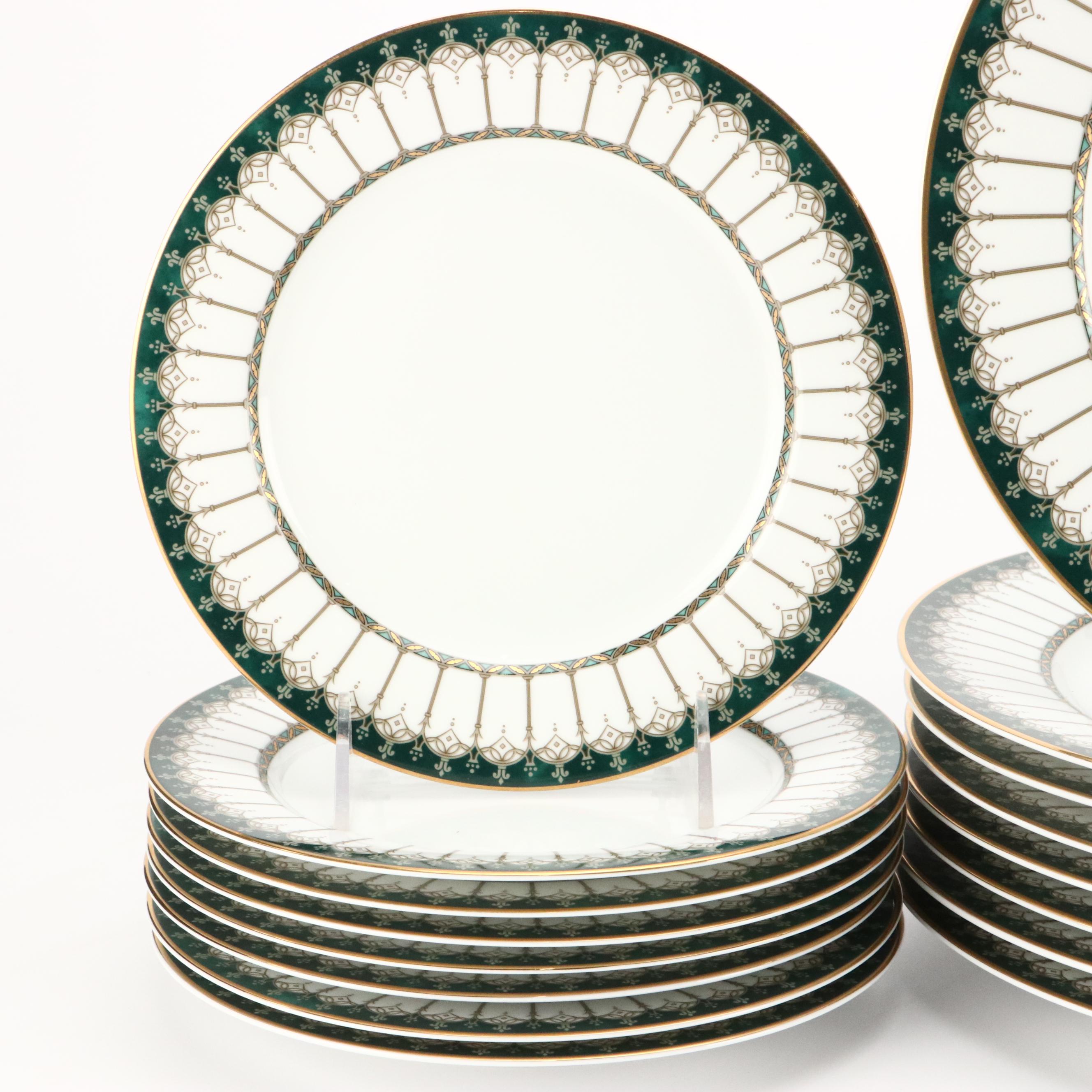 Nikko "Emeraude" Bone China Dinnerware, 1995–2003