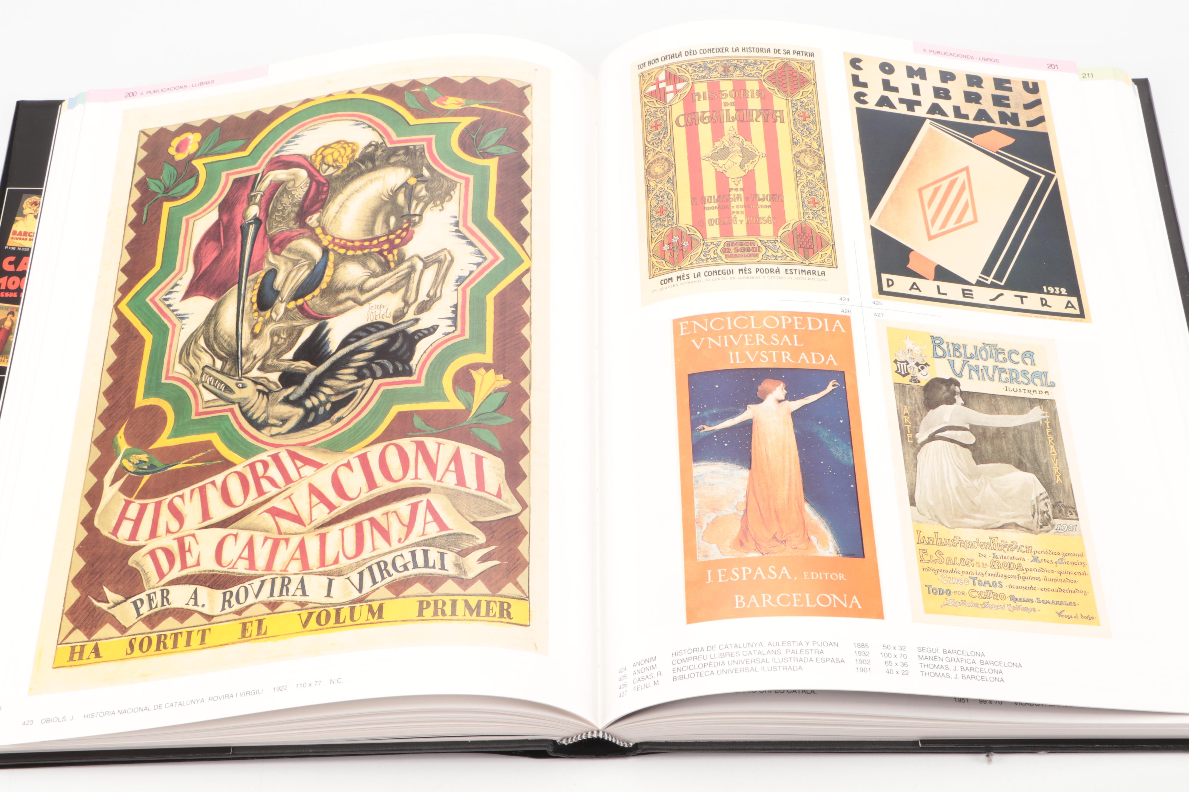 First Edition "Cataluña en 1000 Carteles" by Jordi Carulla et al, 1994