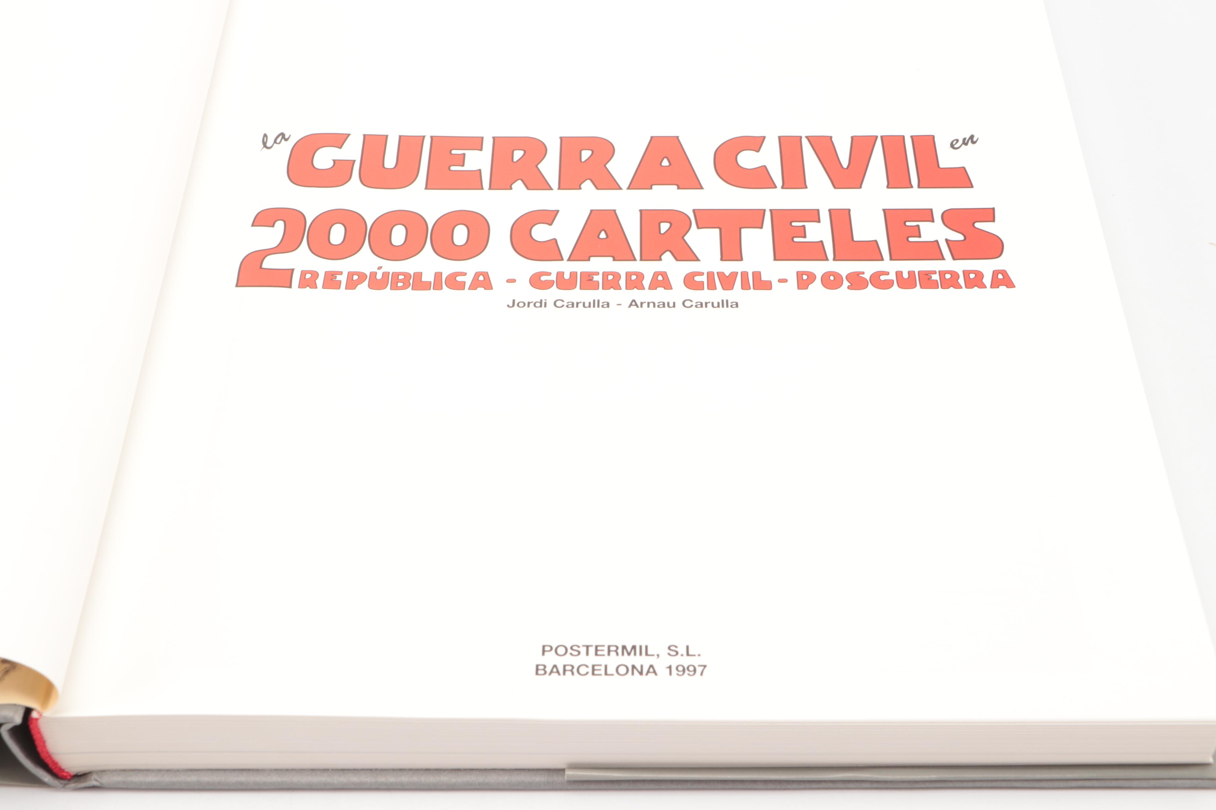 "La Guerra Civil en 2000 Carteles" Box Set by Jordi and Arnau Carulla, 1997