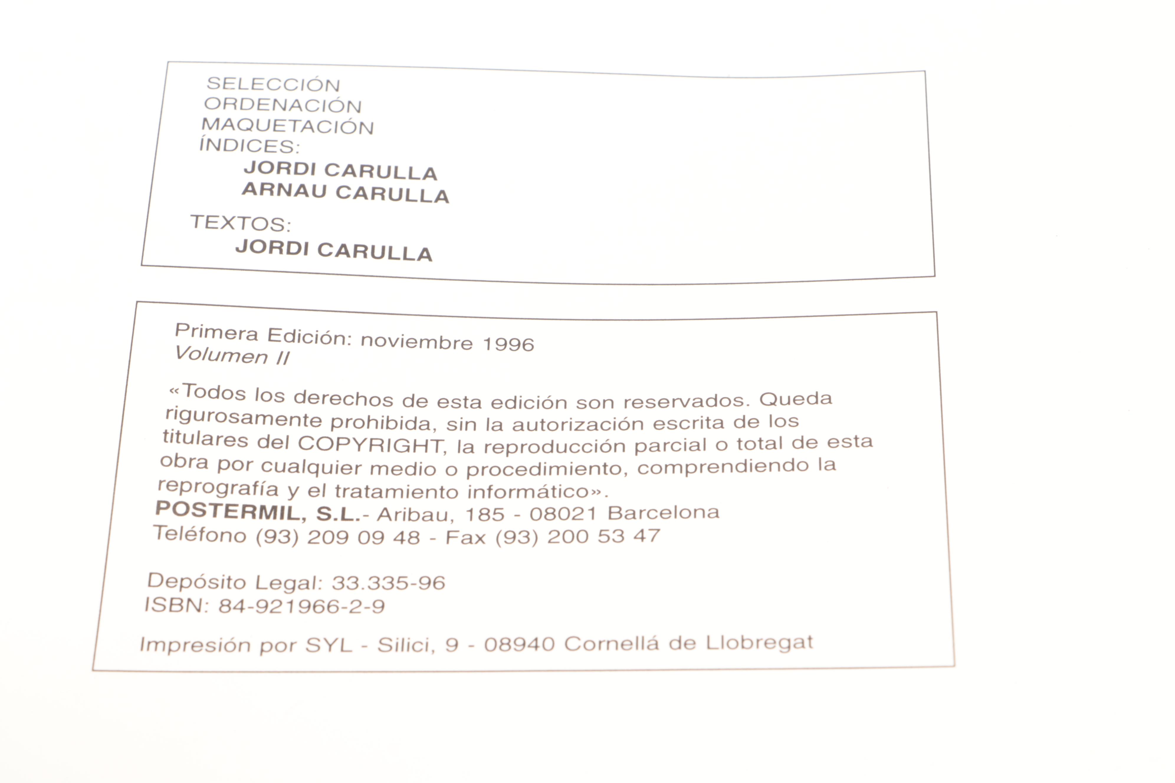 "La Guerra Civil en 2000 Carteles" Box Set by Jordi and Arnau Carulla, 1997