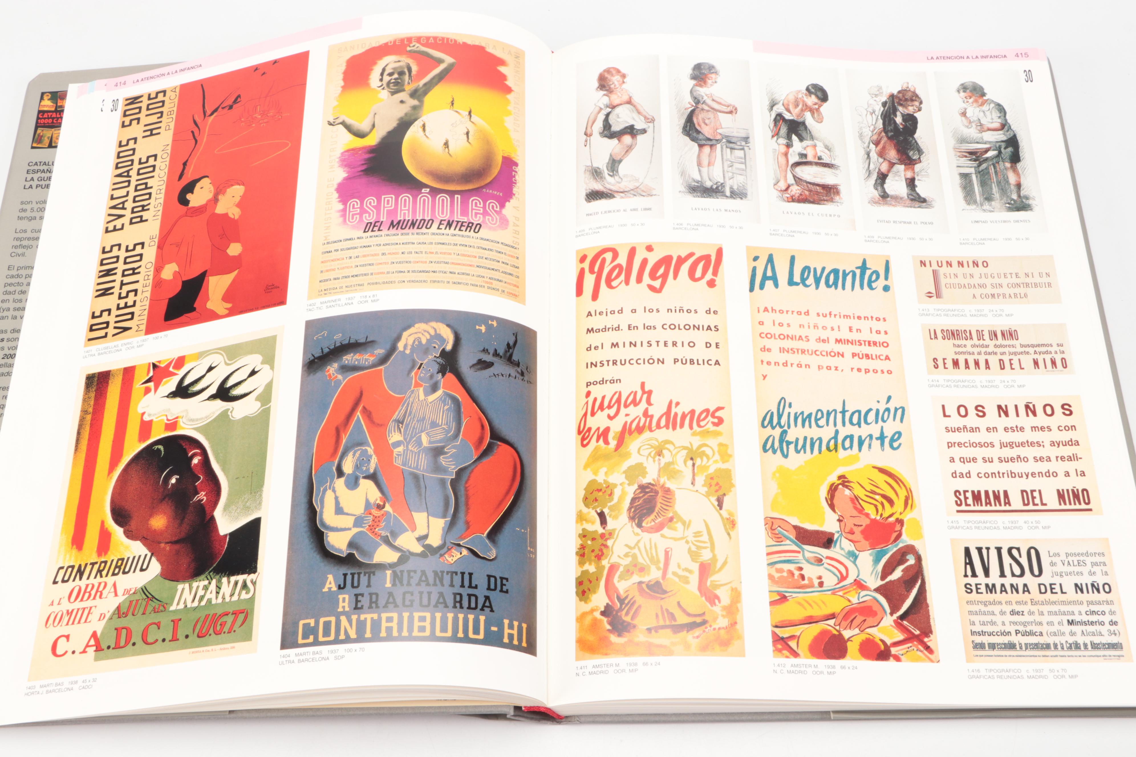 "La Guerra Civil en 2000 Carteles" Box Set by Jordi and Arnau Carulla, 1997