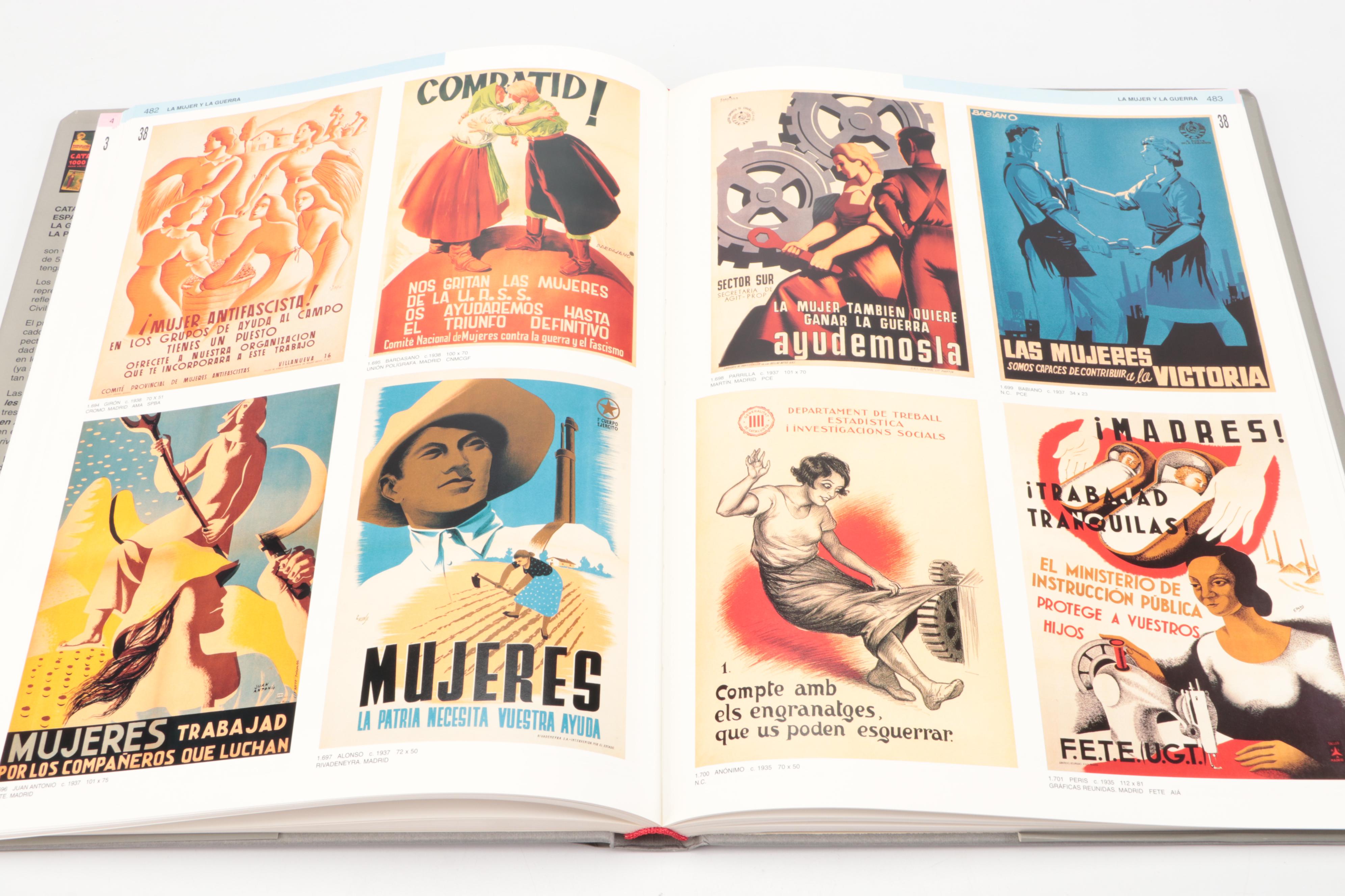 "La Guerra Civil en 2000 Carteles" Box Set by Jordi and Arnau Carulla, 1997