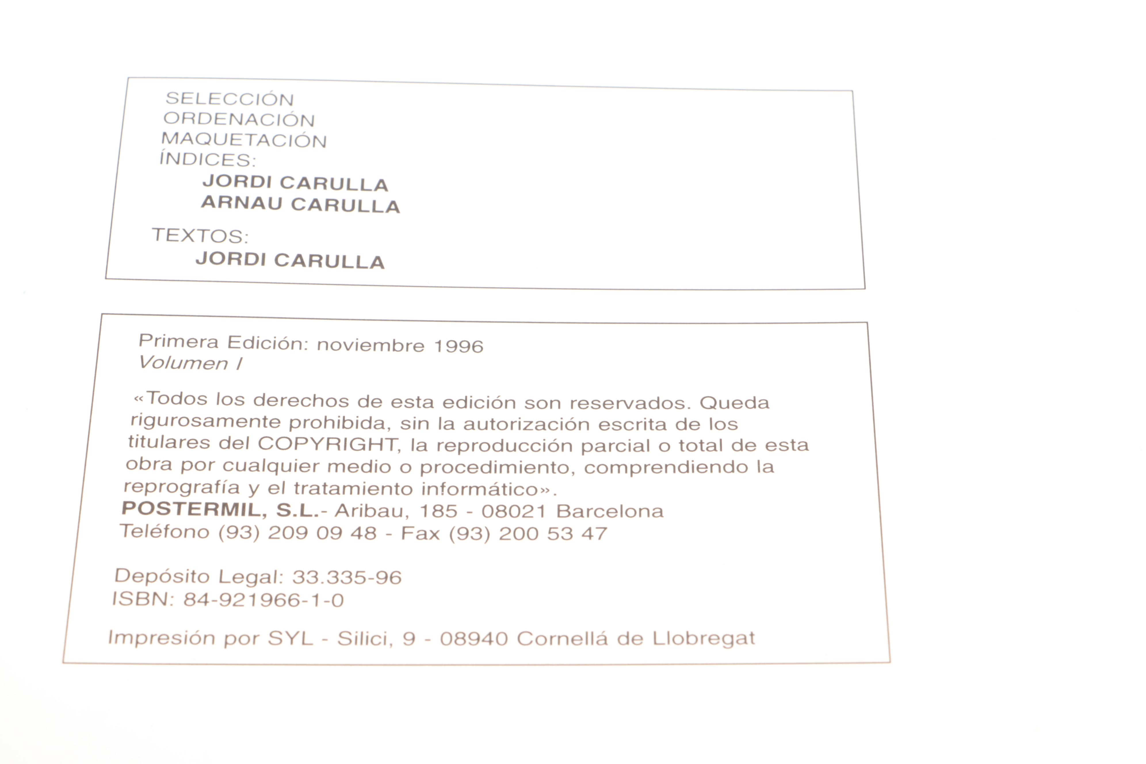 "La Guerra Civil en 2000 Carteles" Box Set by Jordi and Arnau Carulla, 1997