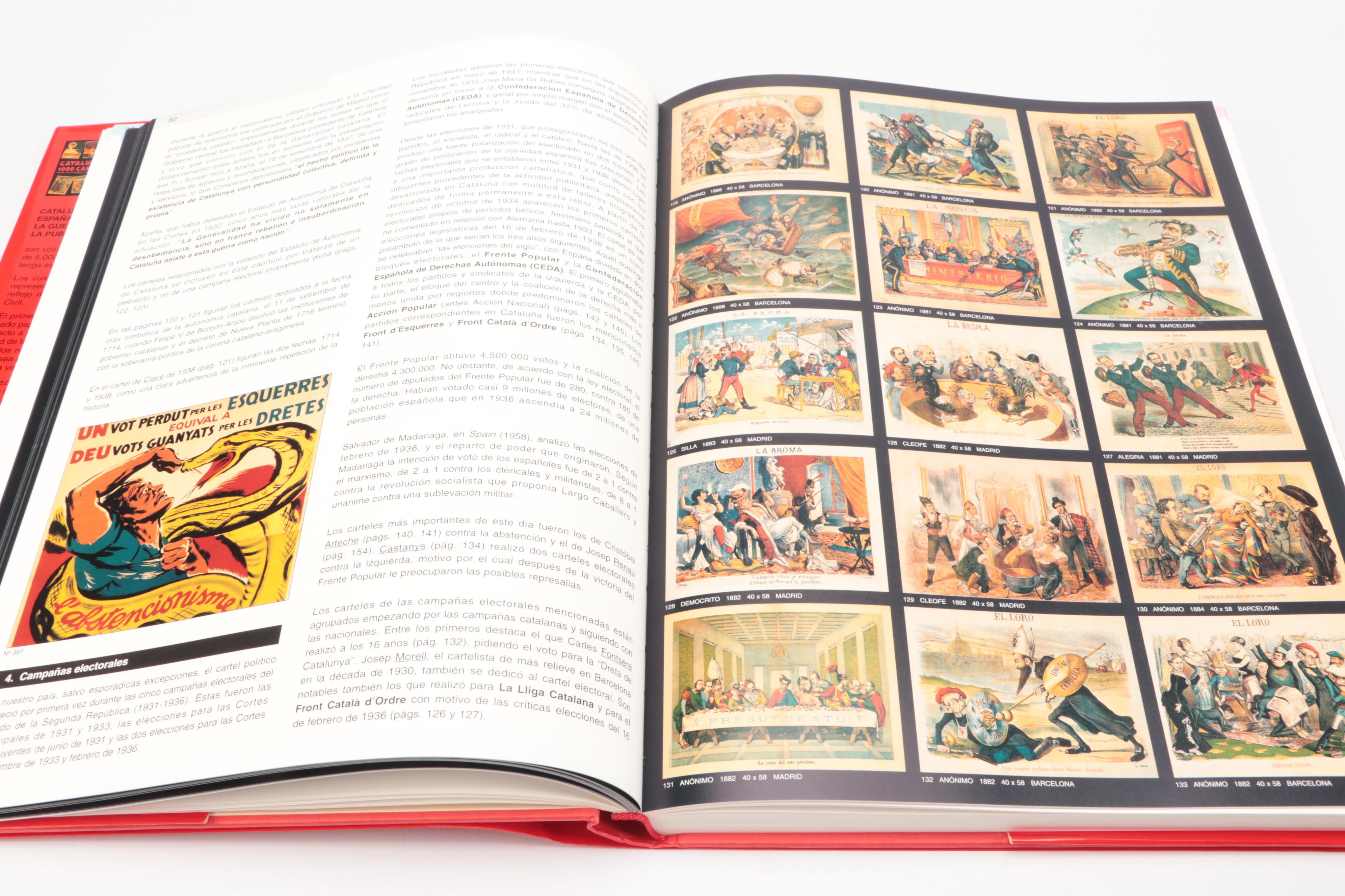 "La Guerra Civil en 2000 Carteles" Box Set by Jordi and Arnau Carulla, 1997