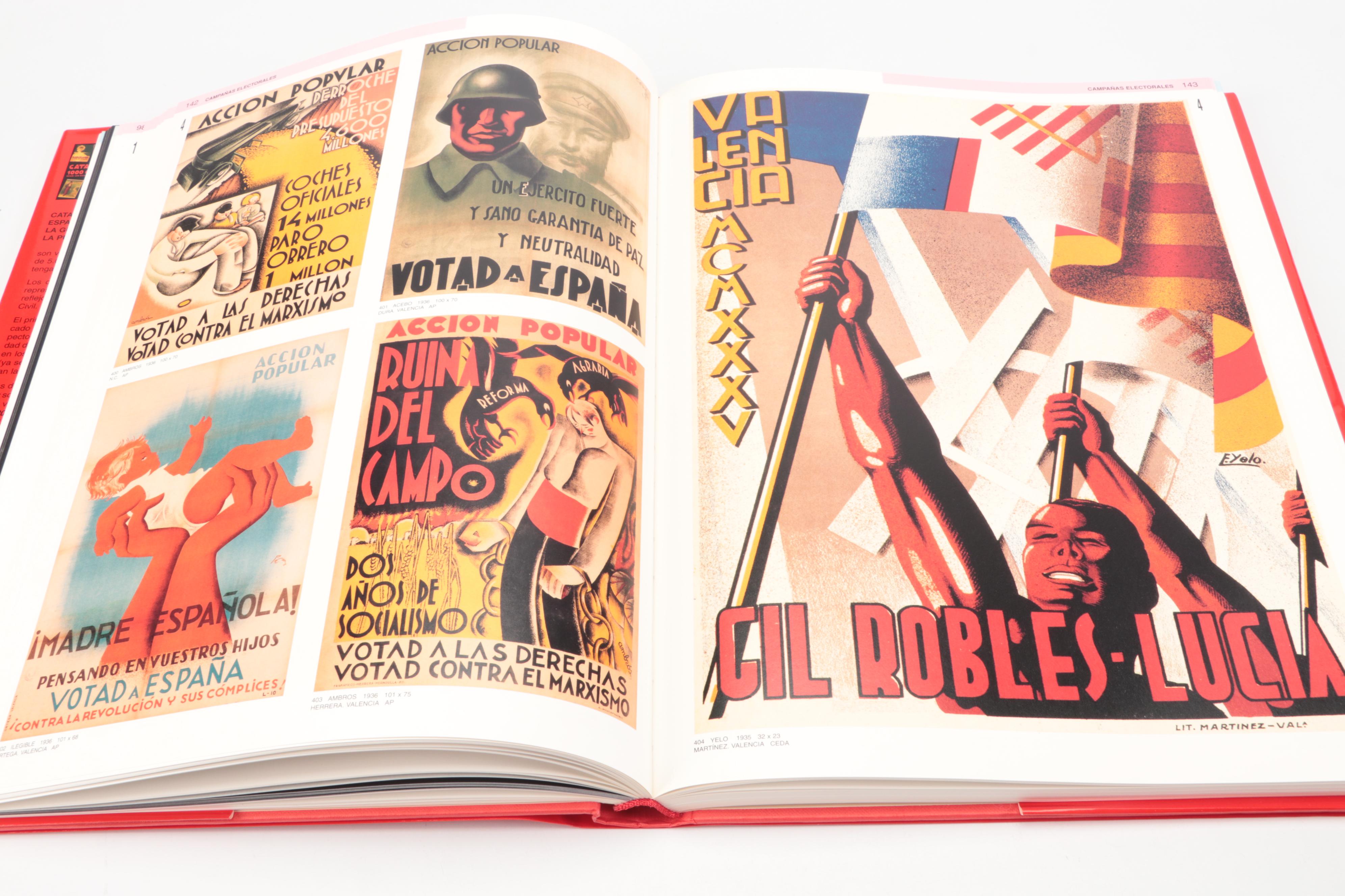 "La Guerra Civil en 2000 Carteles" Box Set by Jordi and Arnau Carulla, 1997