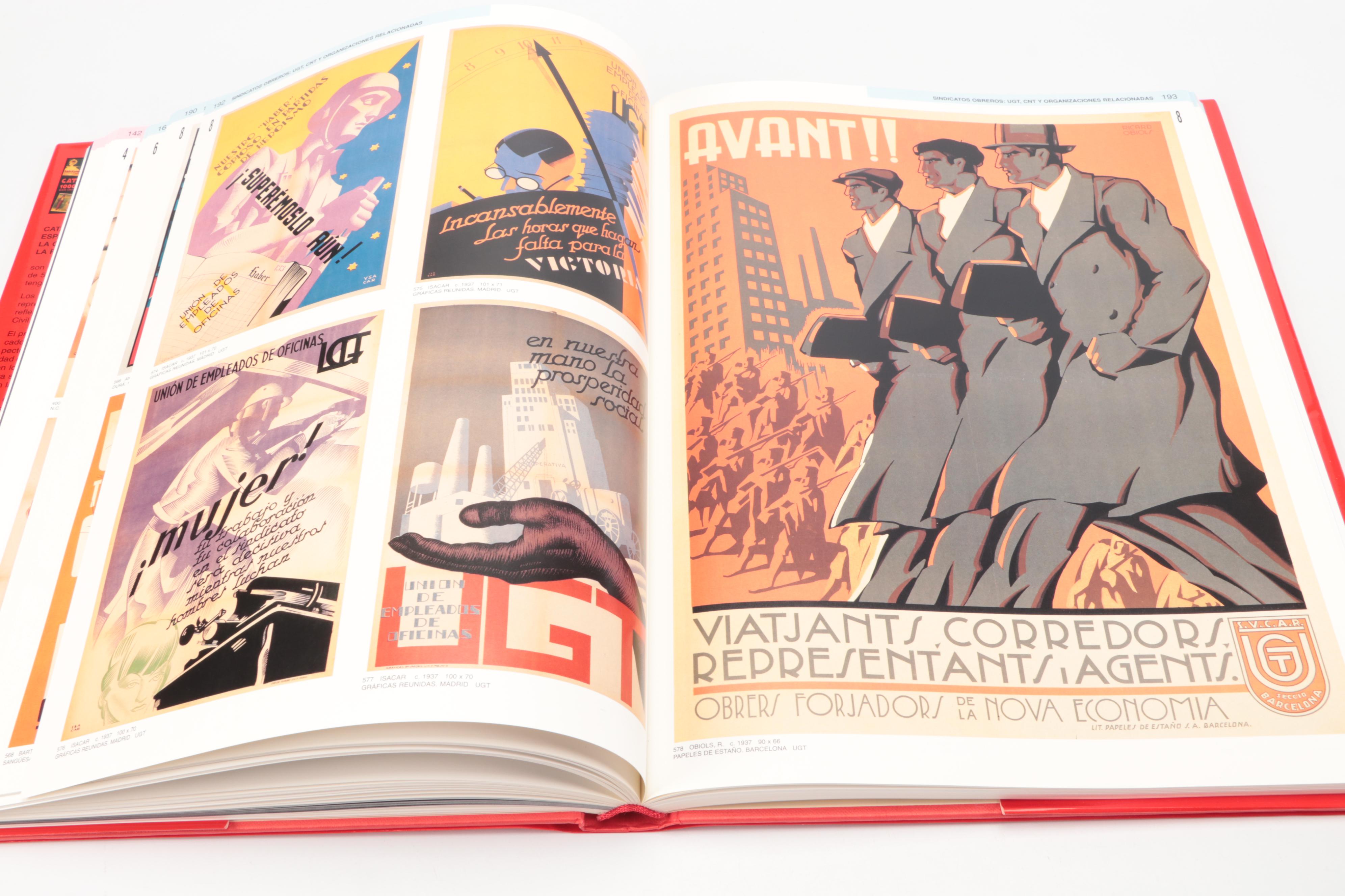 "La Guerra Civil en 2000 Carteles" Box Set by Jordi and Arnau Carulla, 1997