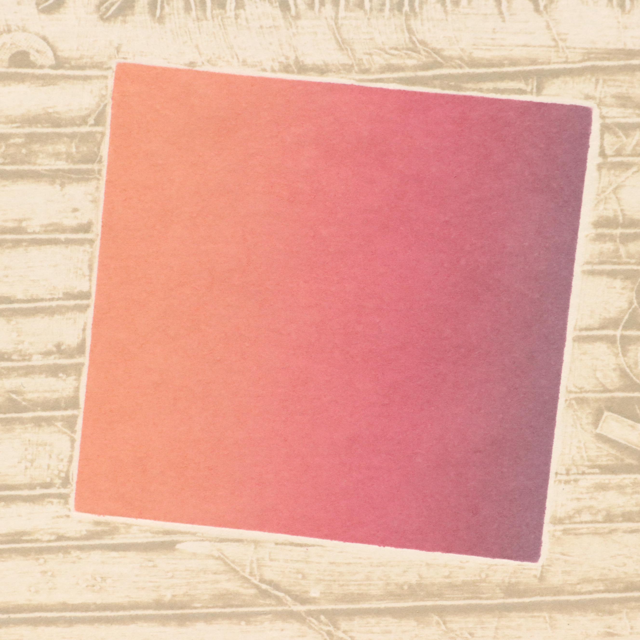 S. Clemons Mixed Media Relief Print "Letter from Abroad," 1984