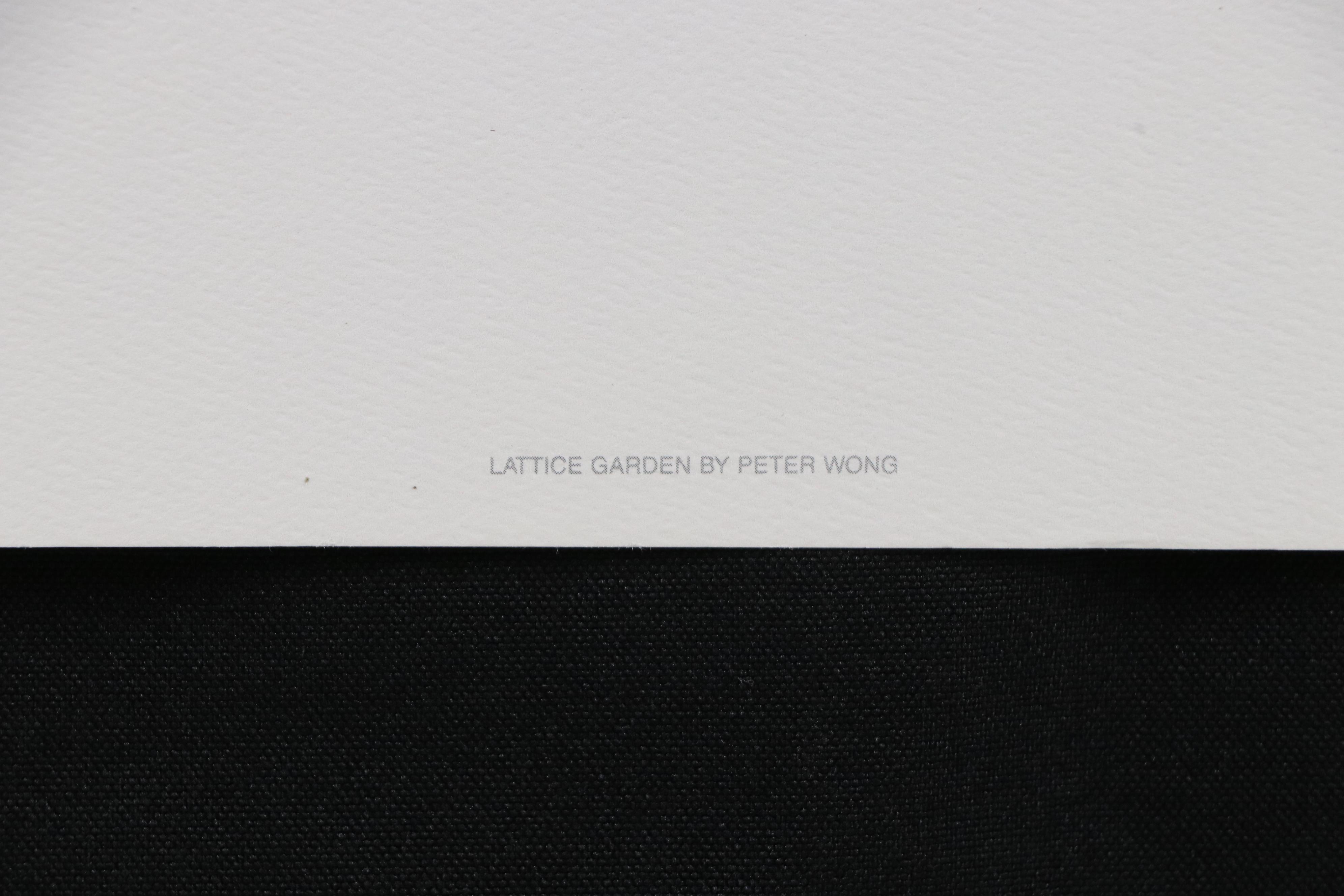 Robert White "Nursery" and Peter Wong "Lattice Garden" Offset Lithographs