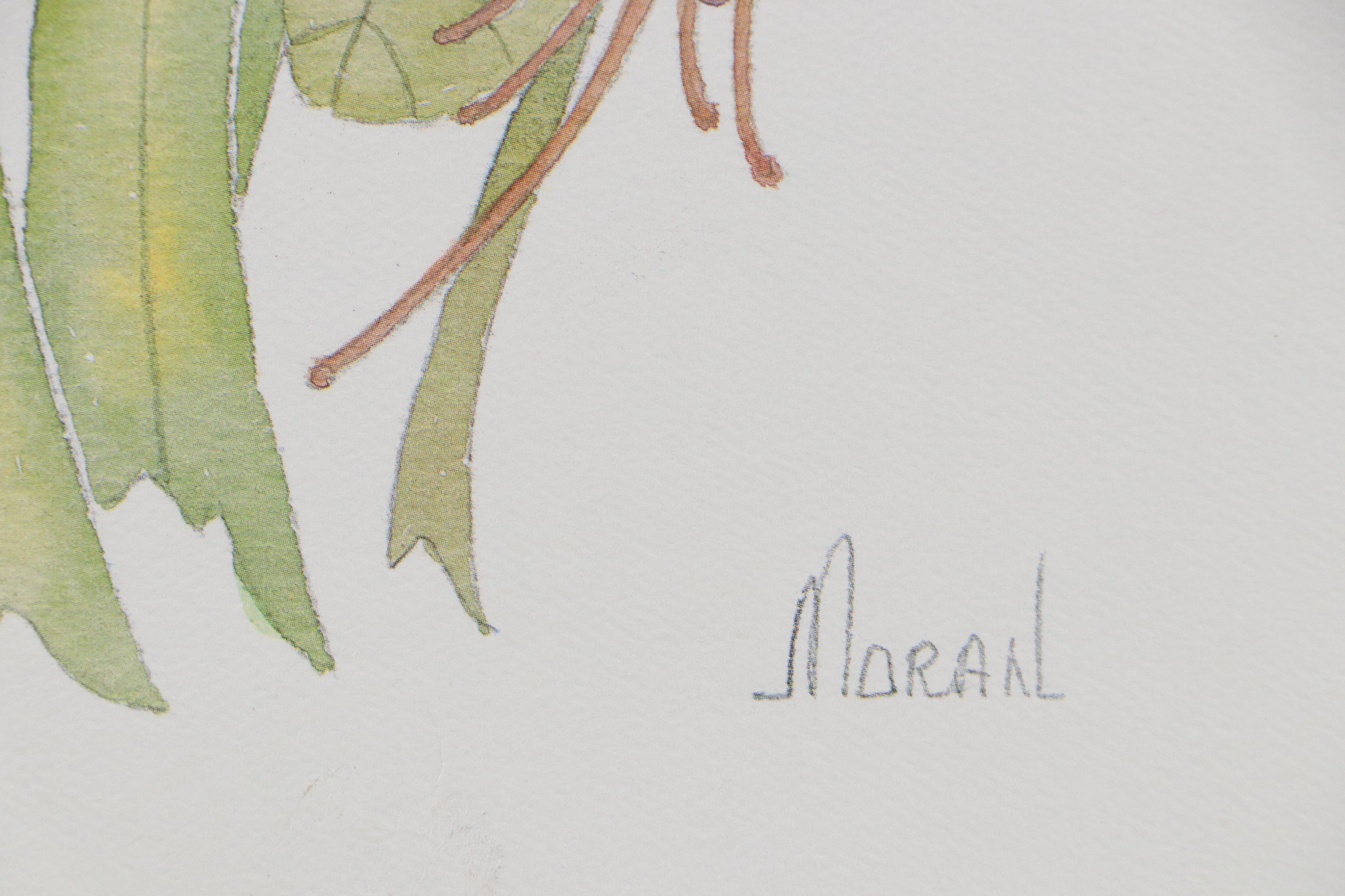 Offset Lithograph After Patricia Moran "Floral Exhibit," 1983