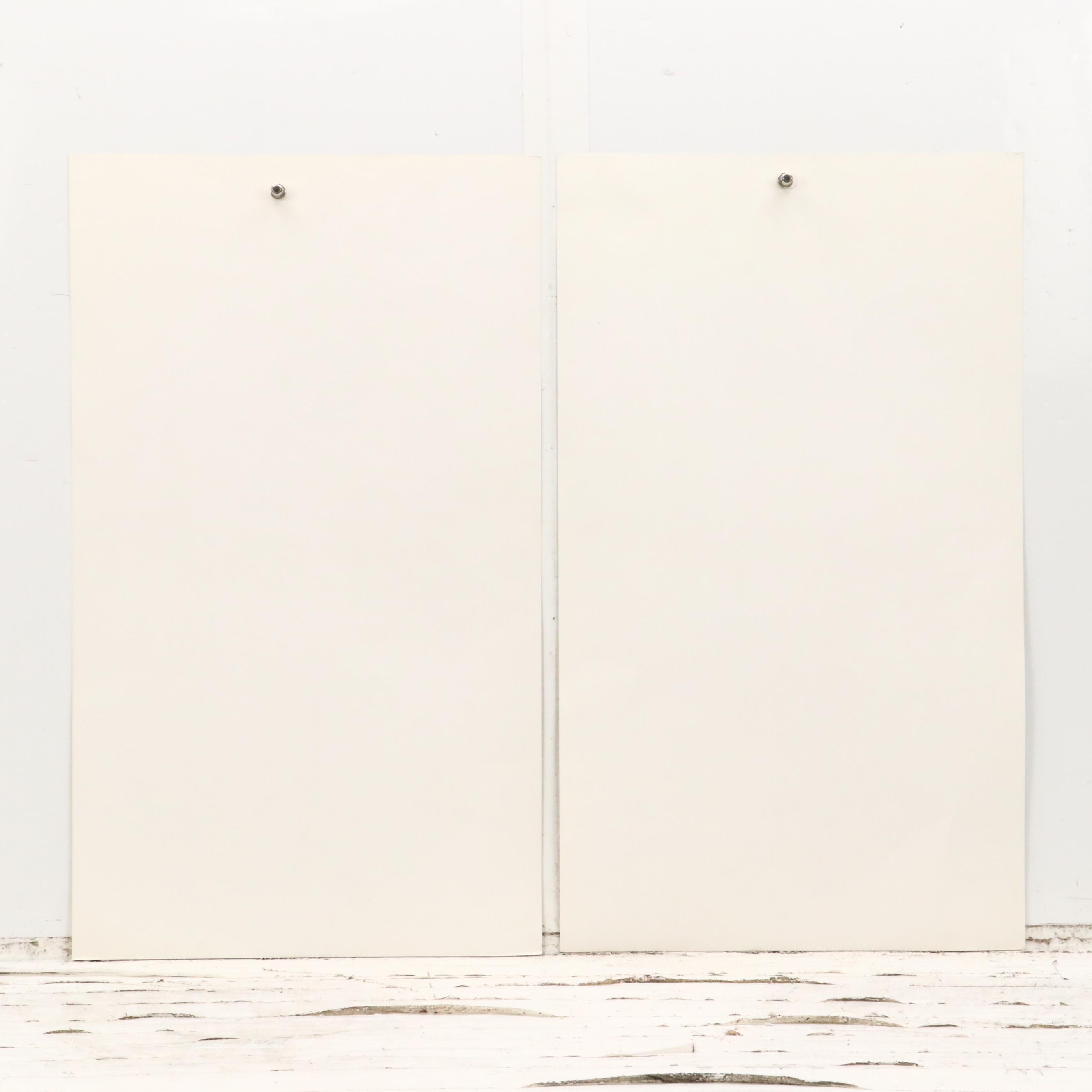 John Cheng Offset Lithographs of Young Japanese Women in Gardens