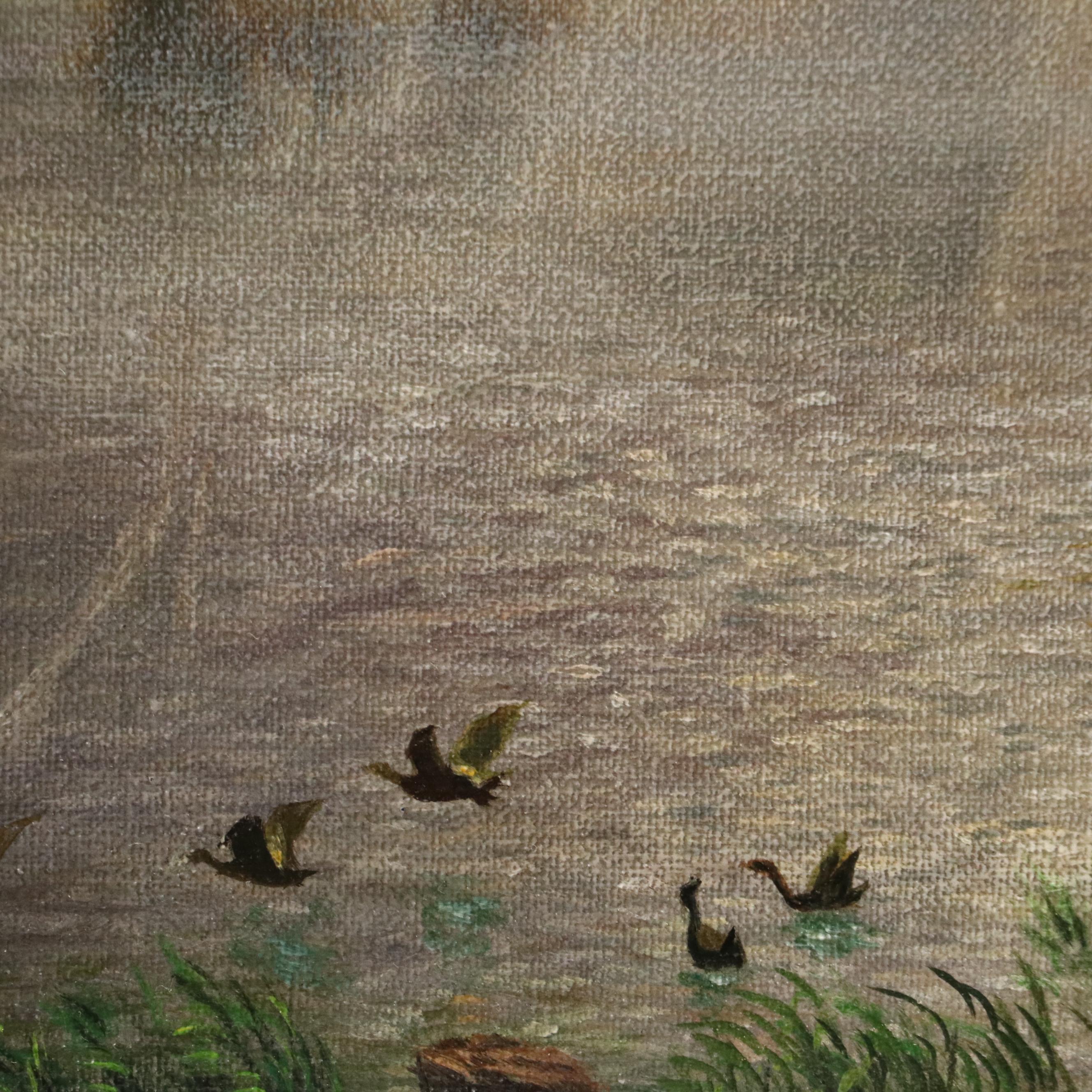 Oil Painting of Sierra Nevada Landscape After Bierdstadt