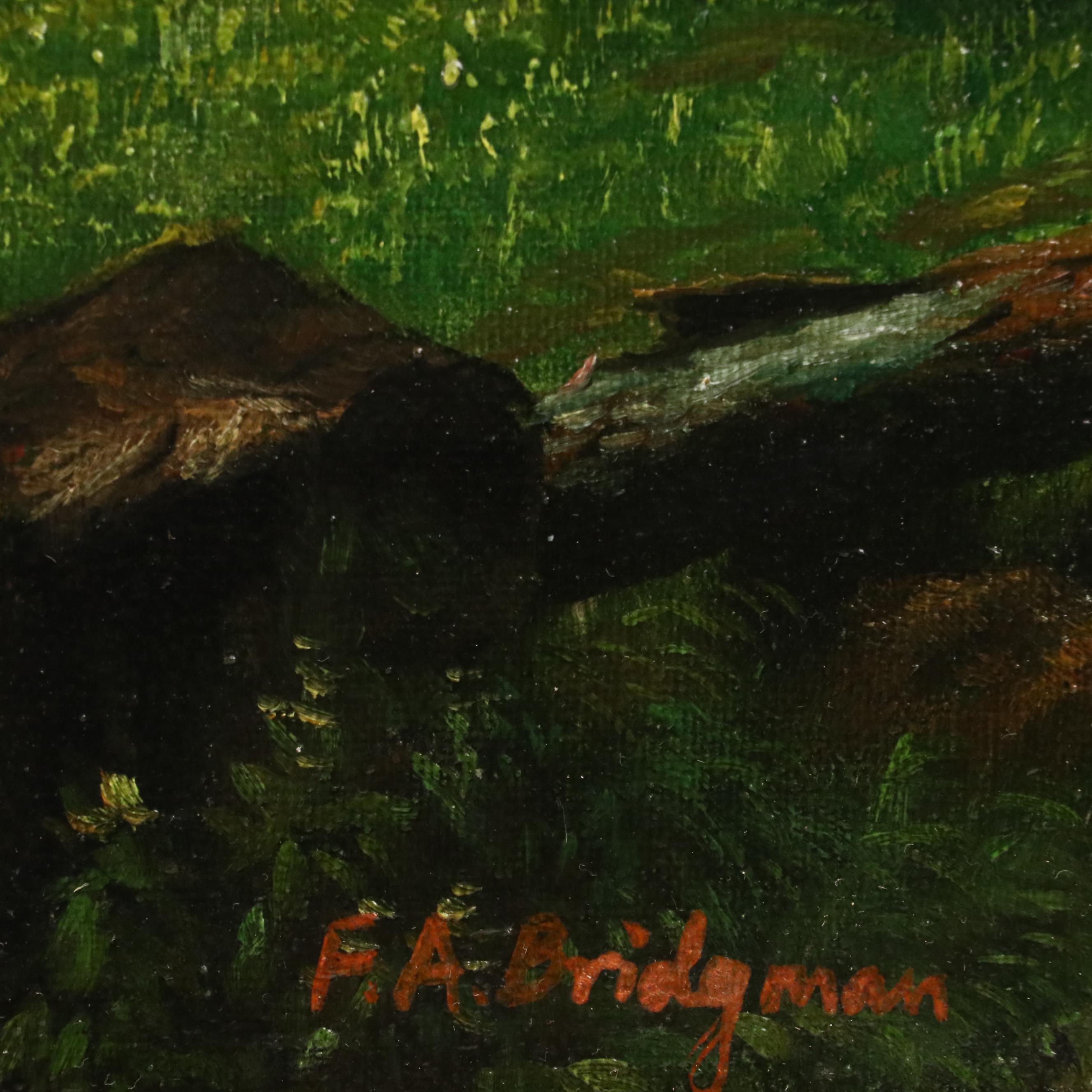 Oil Painting of Sierra Nevada Landscape After Bierdstadt