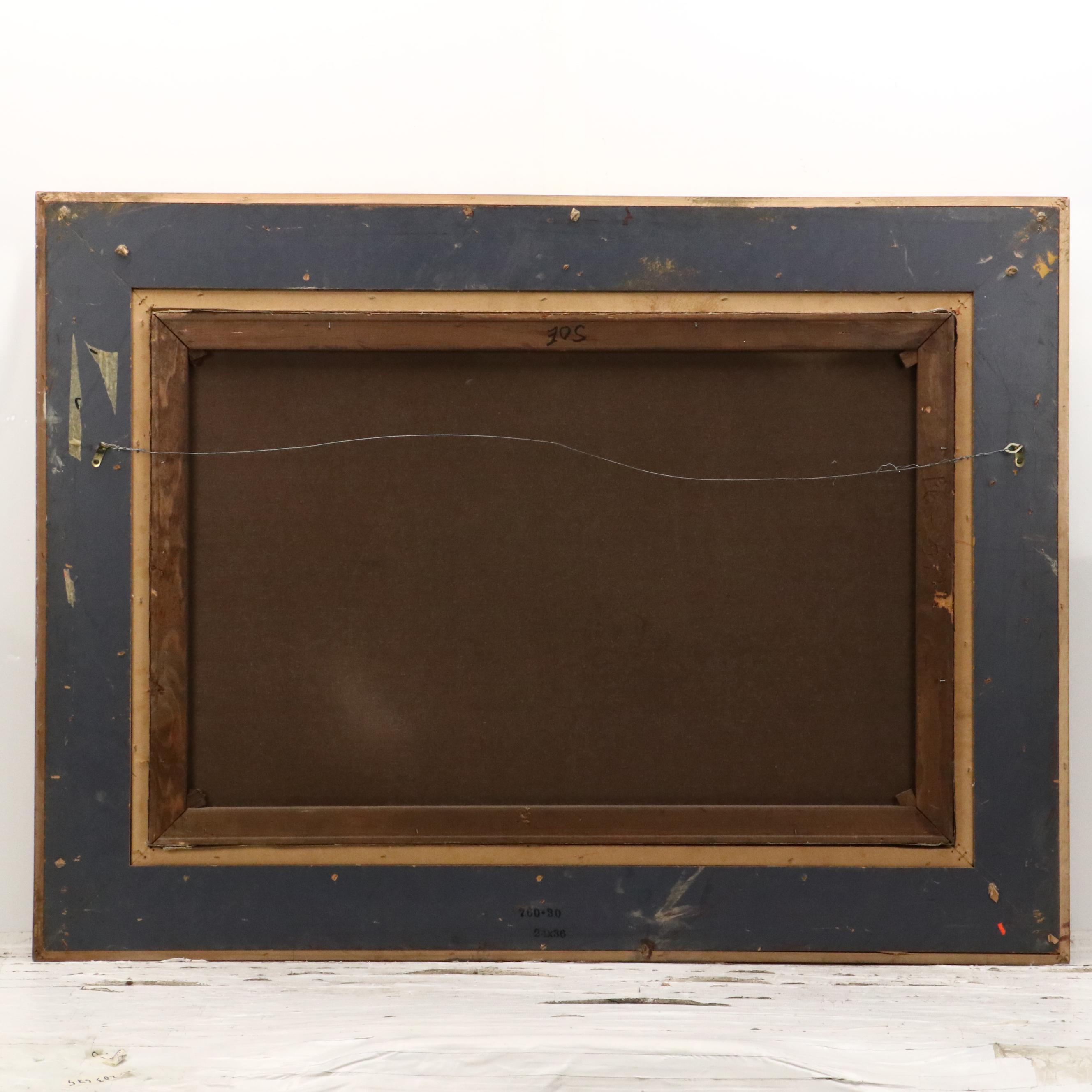 Oil Painting of Sierra Nevada Landscape After Bierdstadt