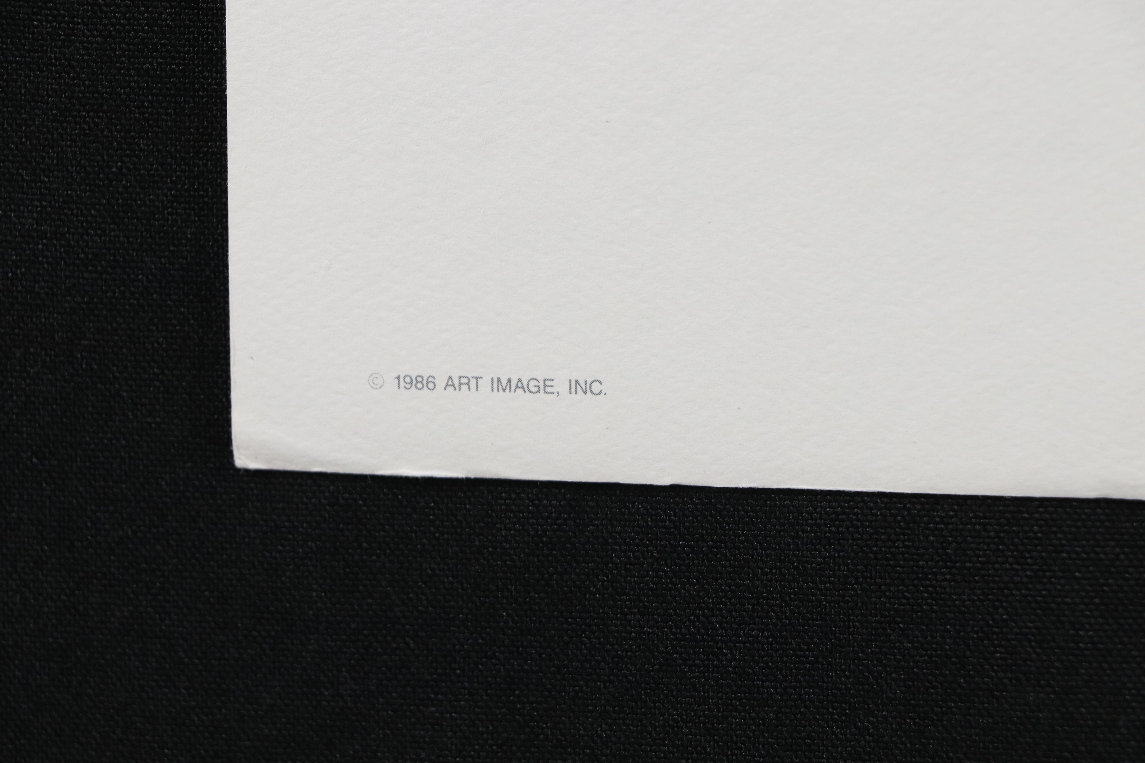 Patricia Moran Offset Lithograph "Floral Show," 1986