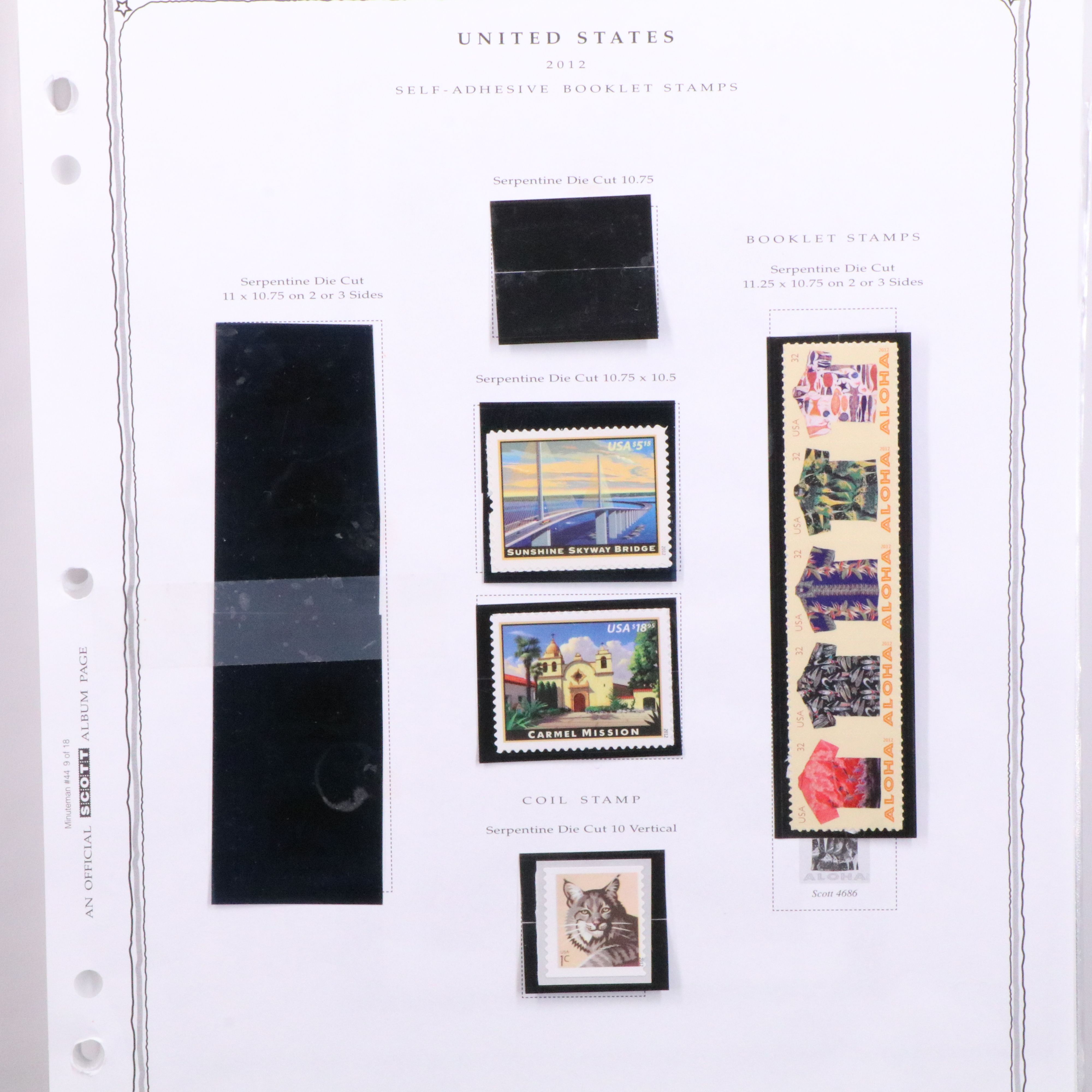 Notebook with U.S. Mint Forever Stamps Totaling $1625.81 Face Value