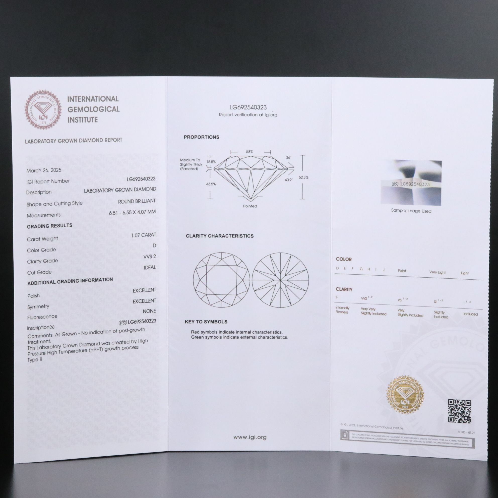 Platinum 2.15 CTW Lab Grown Diamond Stud Earrings with IGI Reports