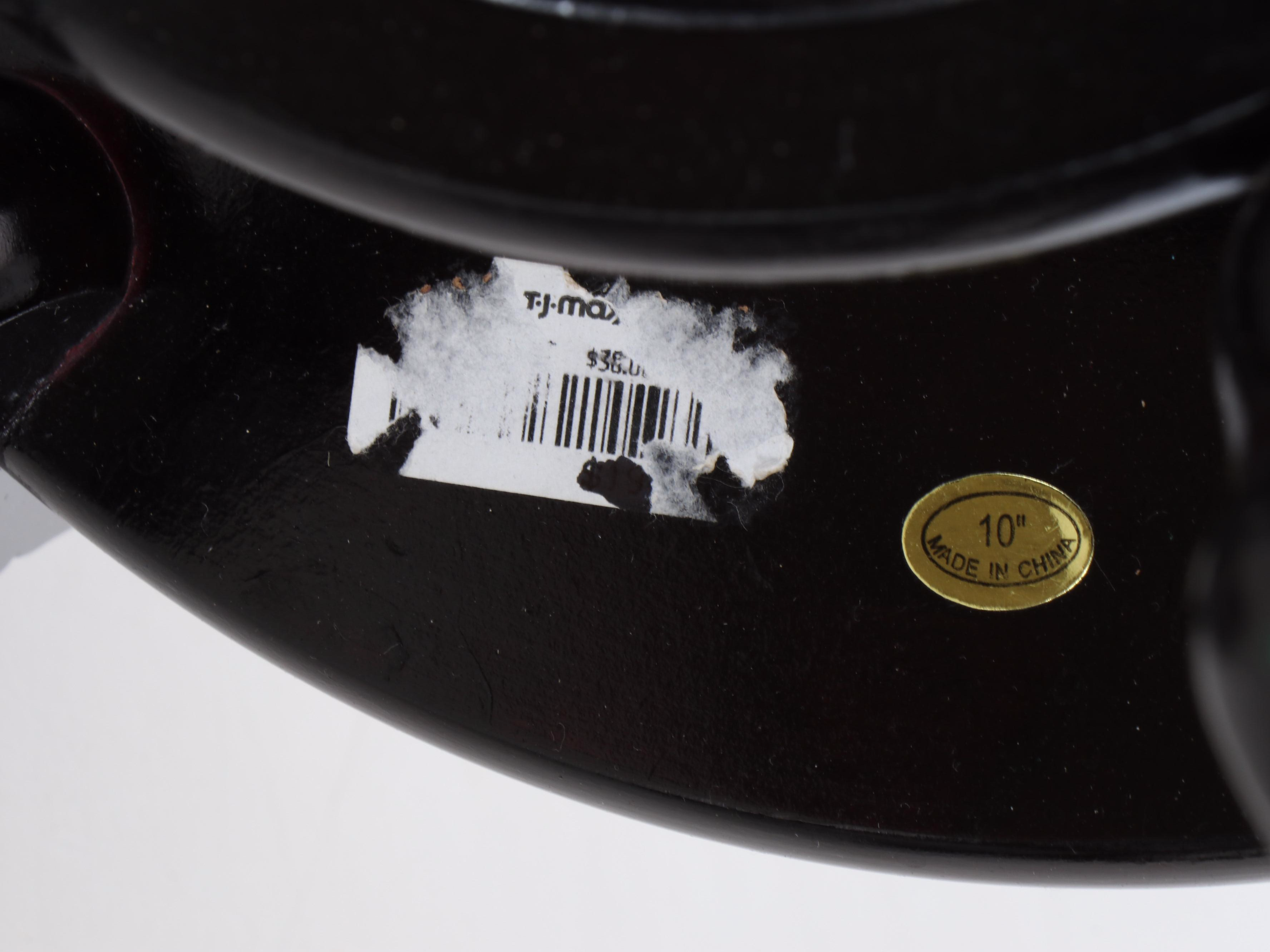 Pair of Chinese Rose Medallion Porcelain Floor Vases on Wood Stands